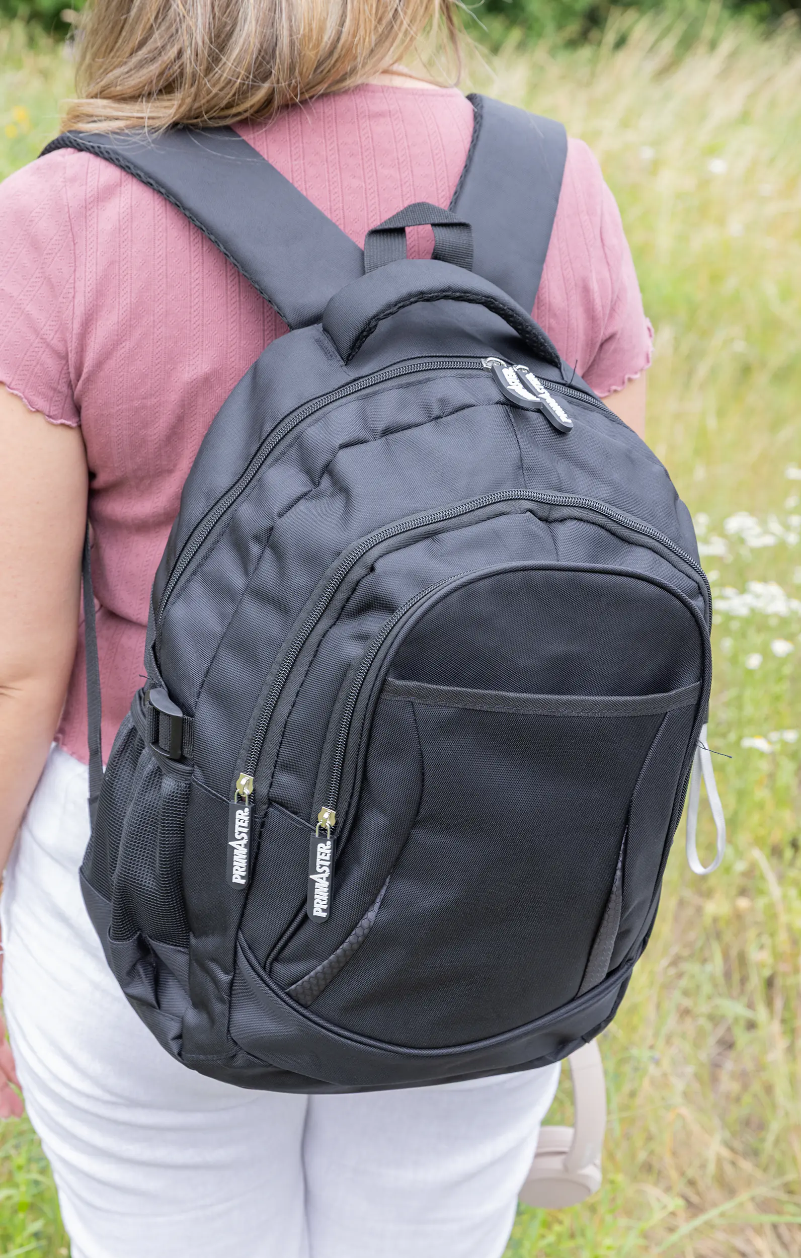 Primaster Rucksack schwarz-grau, 32 x 46 x 18 cm (B x H x T)
