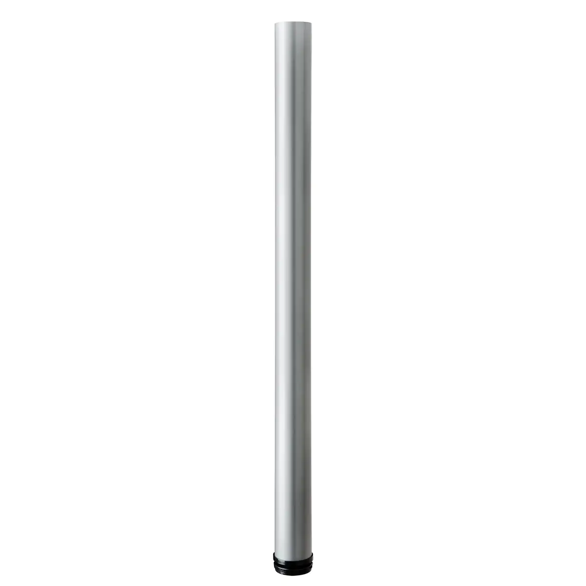 Hettich Möbelfuß 6,0 x 84 - 87 cm Aluminium-Optik - 1 Stück