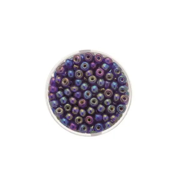 Glorex Rocailles Perlen 4,5 mm 17 g dunkelblau