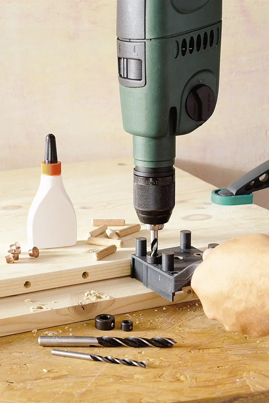 Wolfcraft Sortimentsbox Holzdübel 78 teilig