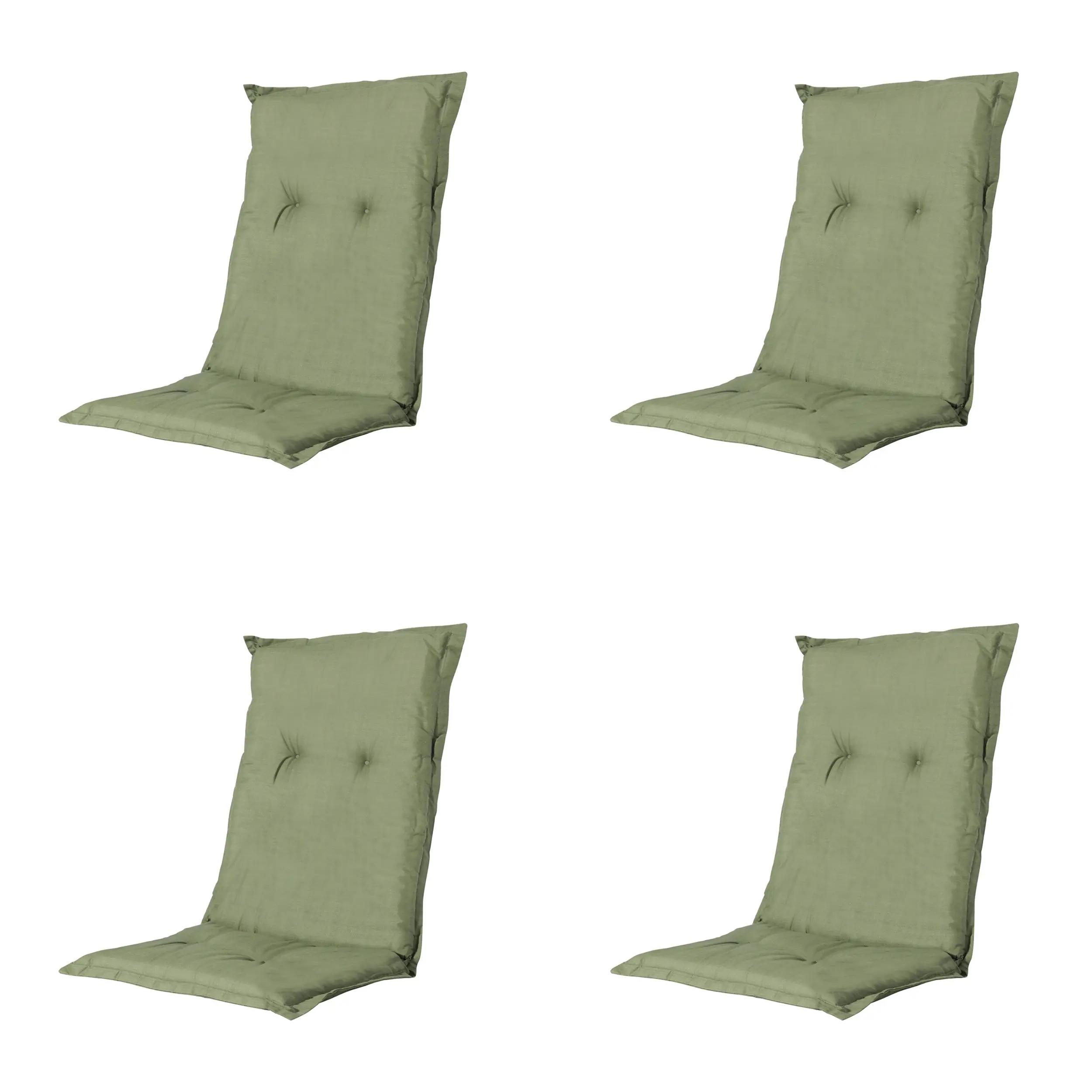 Madison Niederlehner-Auflage Basic grün 105 x 50 cm 4er-Set