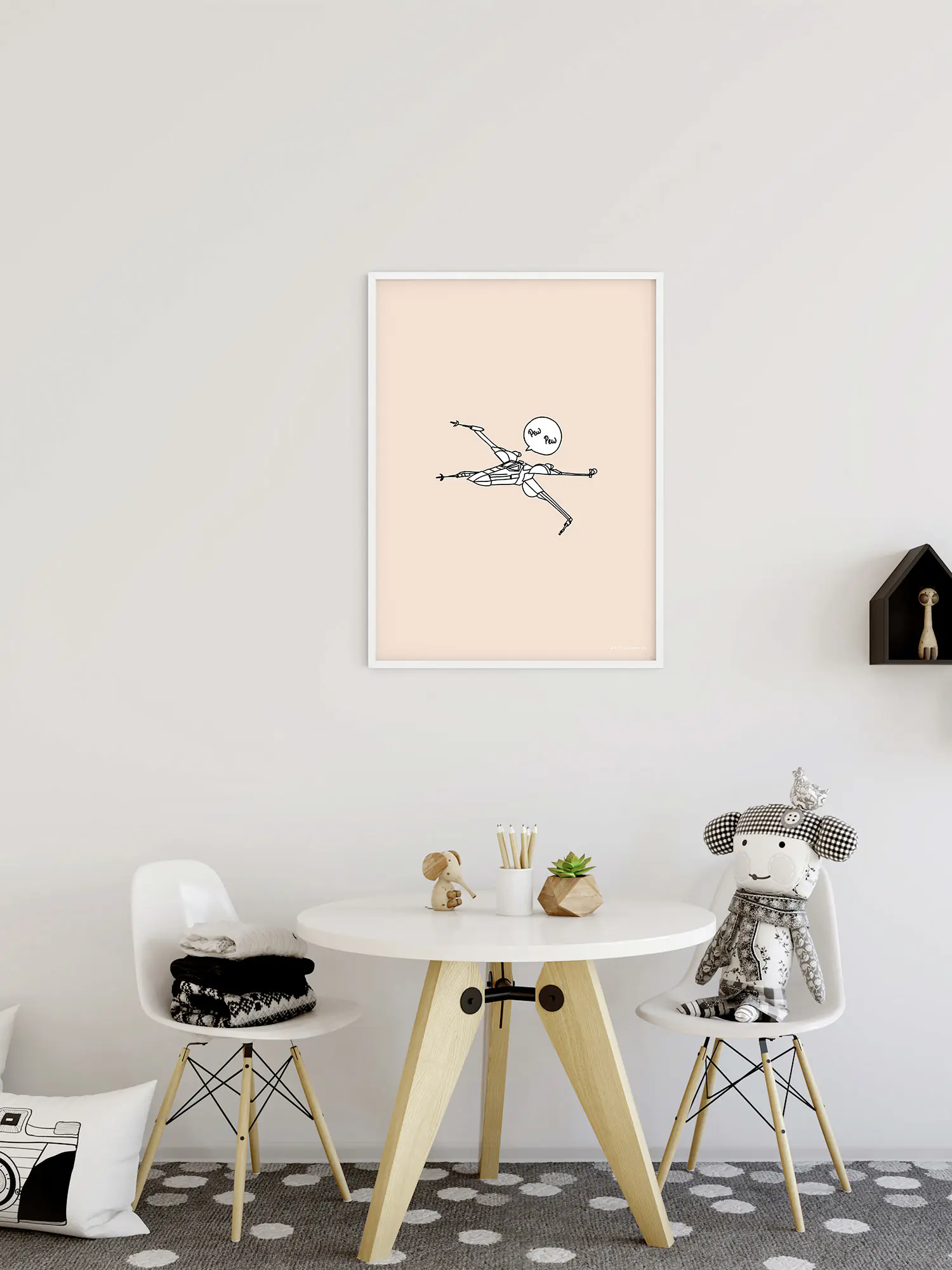 Komar Wandbild Star Wars Pew Pew 50 x 70 cm