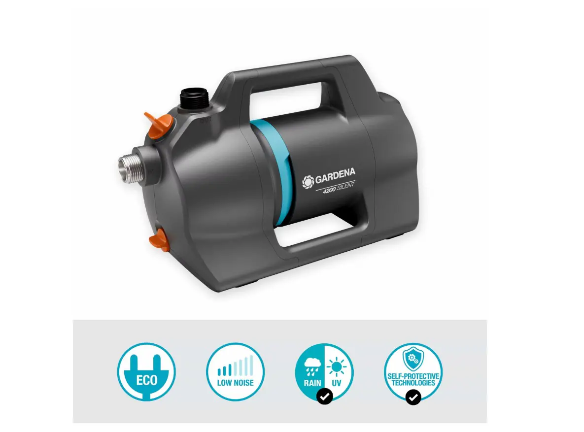 Gardena Gartenpumpe 4200 Silent 4200 l/h 600 Watt