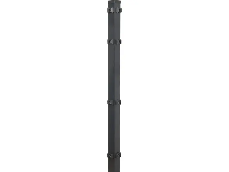Floraworld Zauneckpfosten Comfort 240 x 6 x 6 cm anthrazit