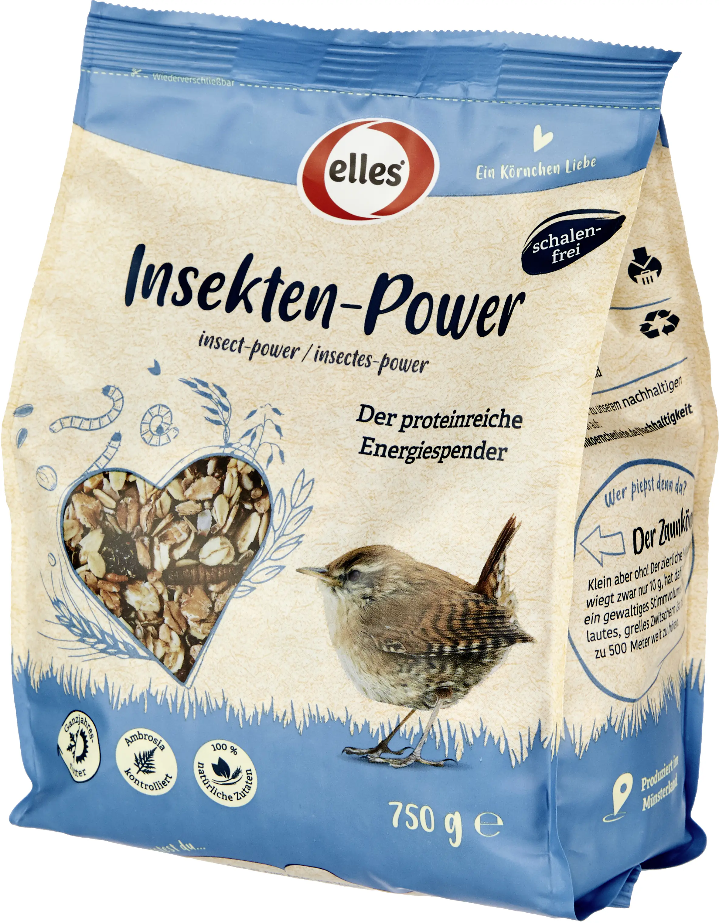 Elles Wildvogelfutter Insekten-Power 750 g