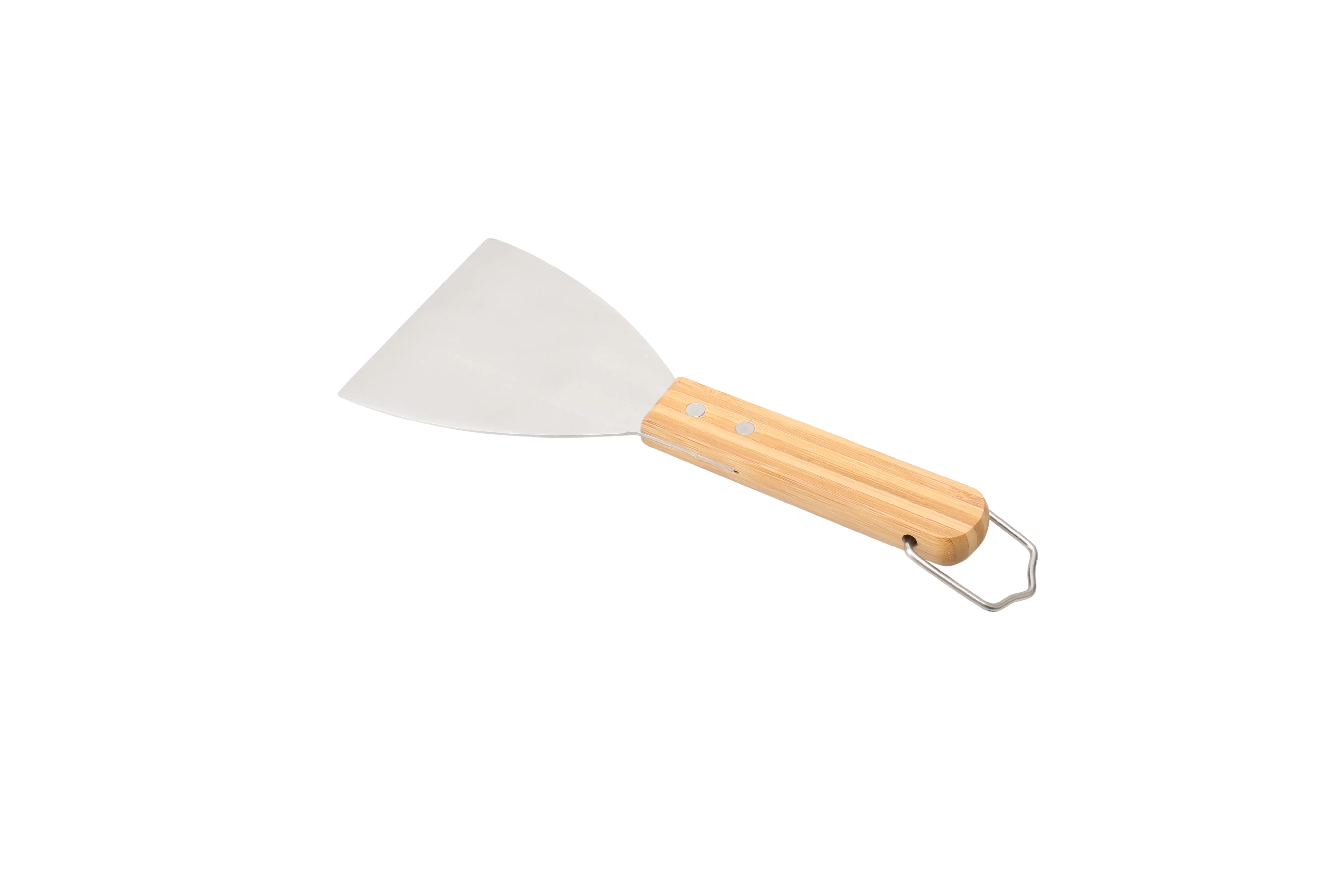 Primaster Grillspachtel Premium Edelstahl mit Bambusgriff