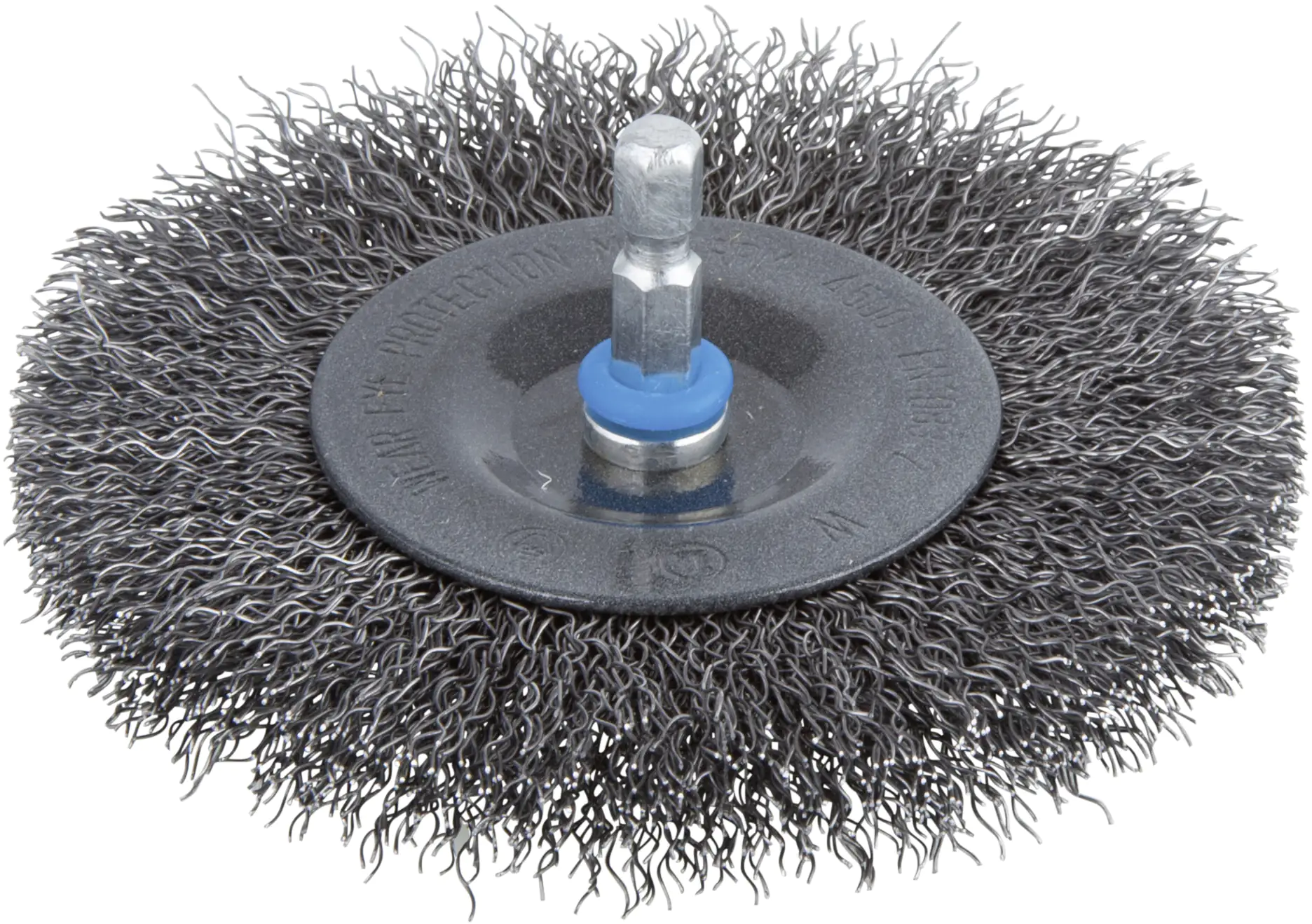 Wolfcraft Scheibendrahtbürste Ø 100 x 10 mm Schaft 6 mm