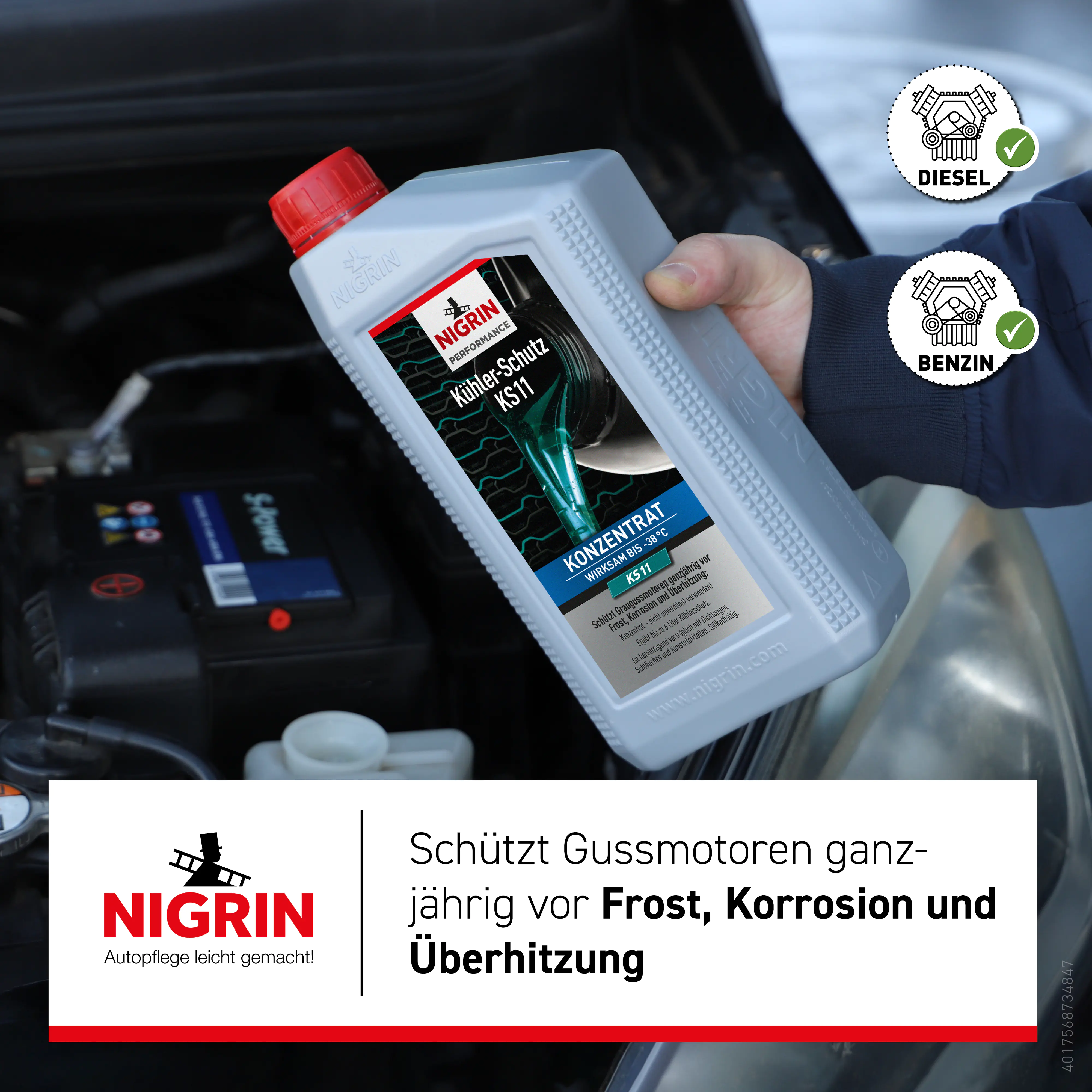 Nigrin Performance Kühlerfrostschutz KS11 1,5 L