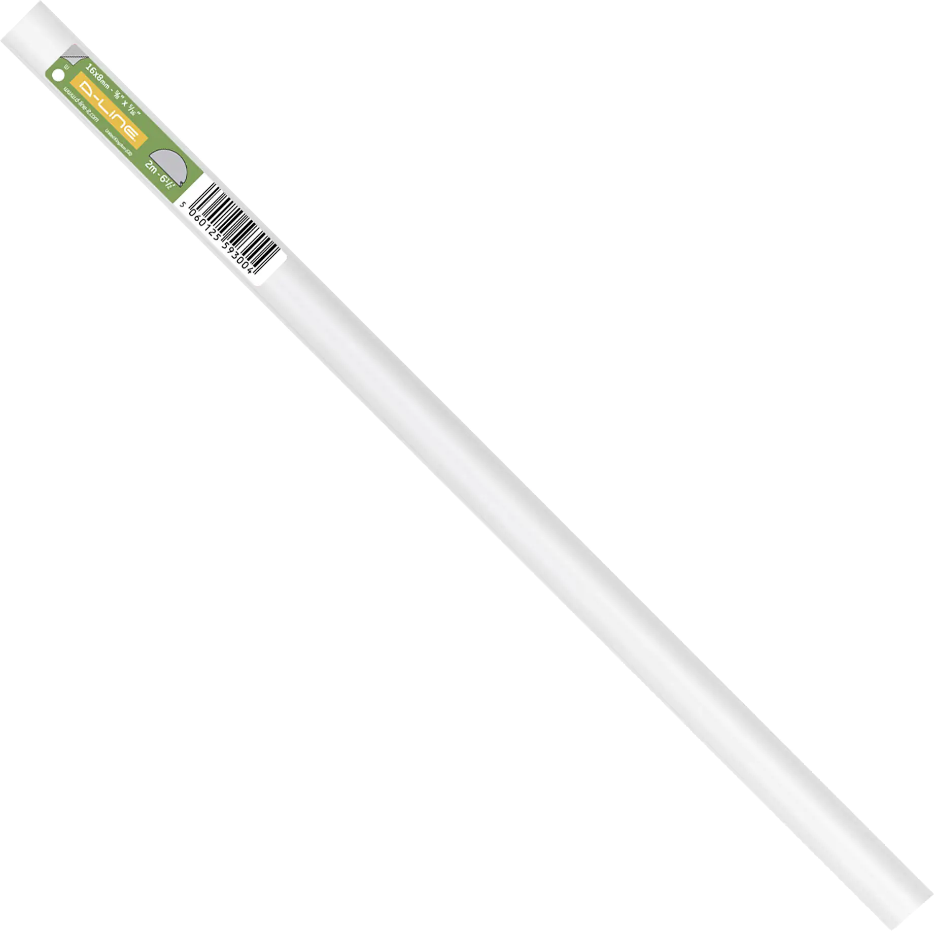 D-Line Design Kabelkanal 16x8mm weiß 2 m