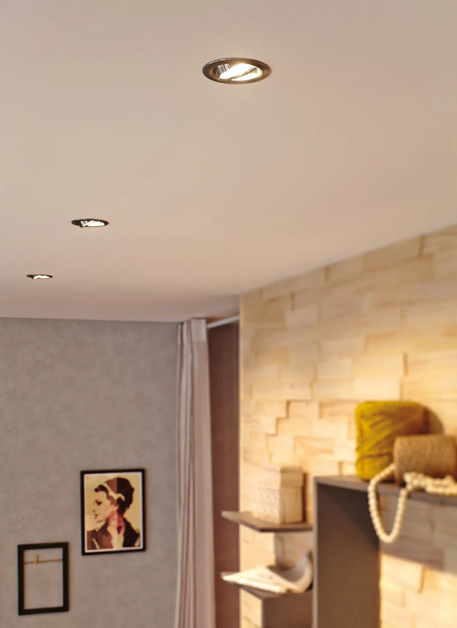 Paulmann LED-Einbauleuchte Nova Coin chrom schwenkbar 3er Set