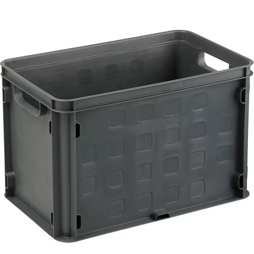 Sunware Aufbewahrungsbox Square mit Griffen 40 x 25 cm 26 L anthrazit