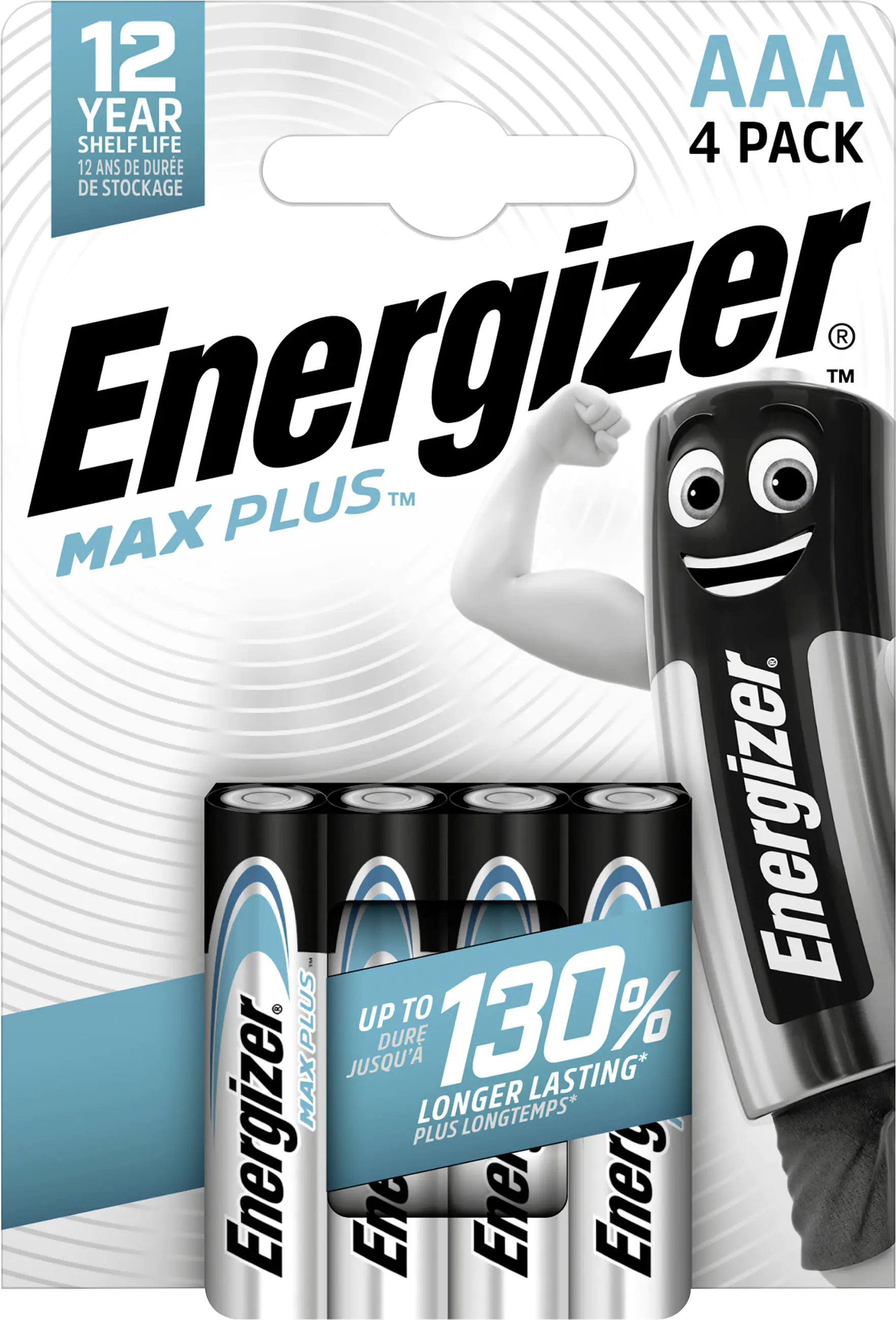 Energizer Max Plus Alkaline Micro AAA 1,5 V, 4er Pack
