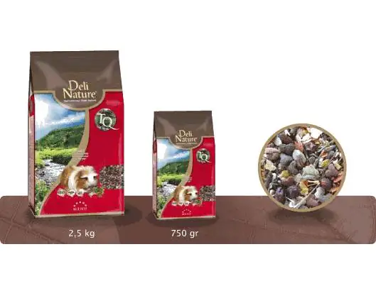 Deli Nature 5* Menu Alleinfutter Meerschweinchen Hagebutte Kräuter 2,5 kg