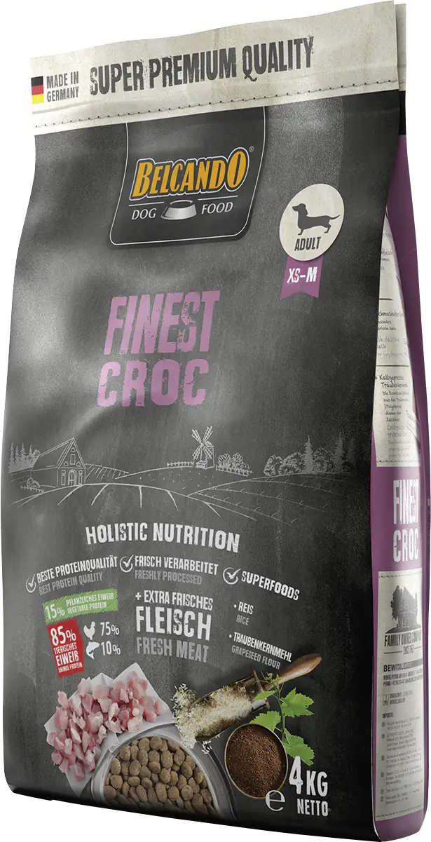 Belcando Finest Croc Hundetrockenfutter Adult 4 kg Geflügel & Rind 