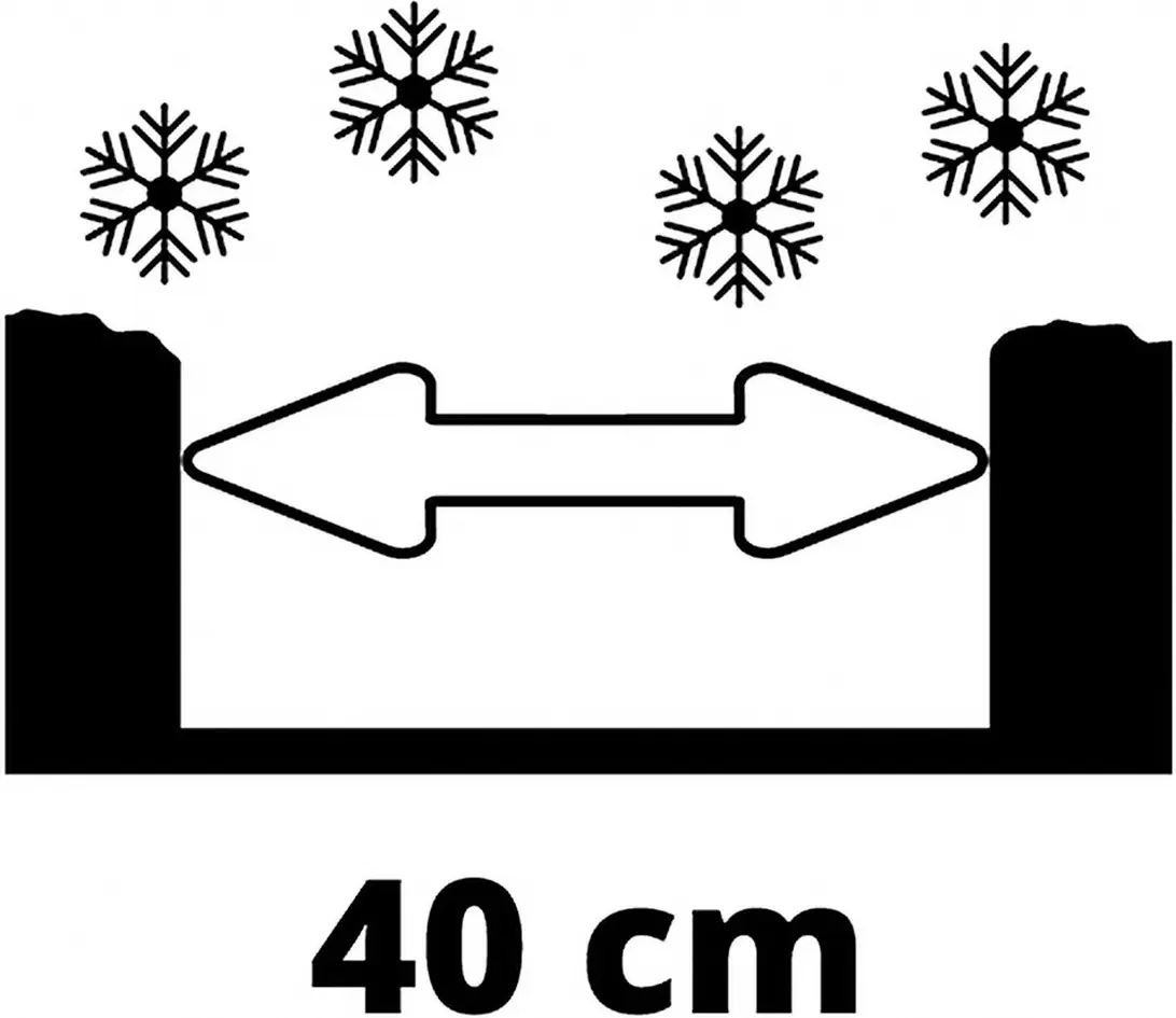 Einhell Akku-Schneefräse GE-ST 36/40Li E-Sol