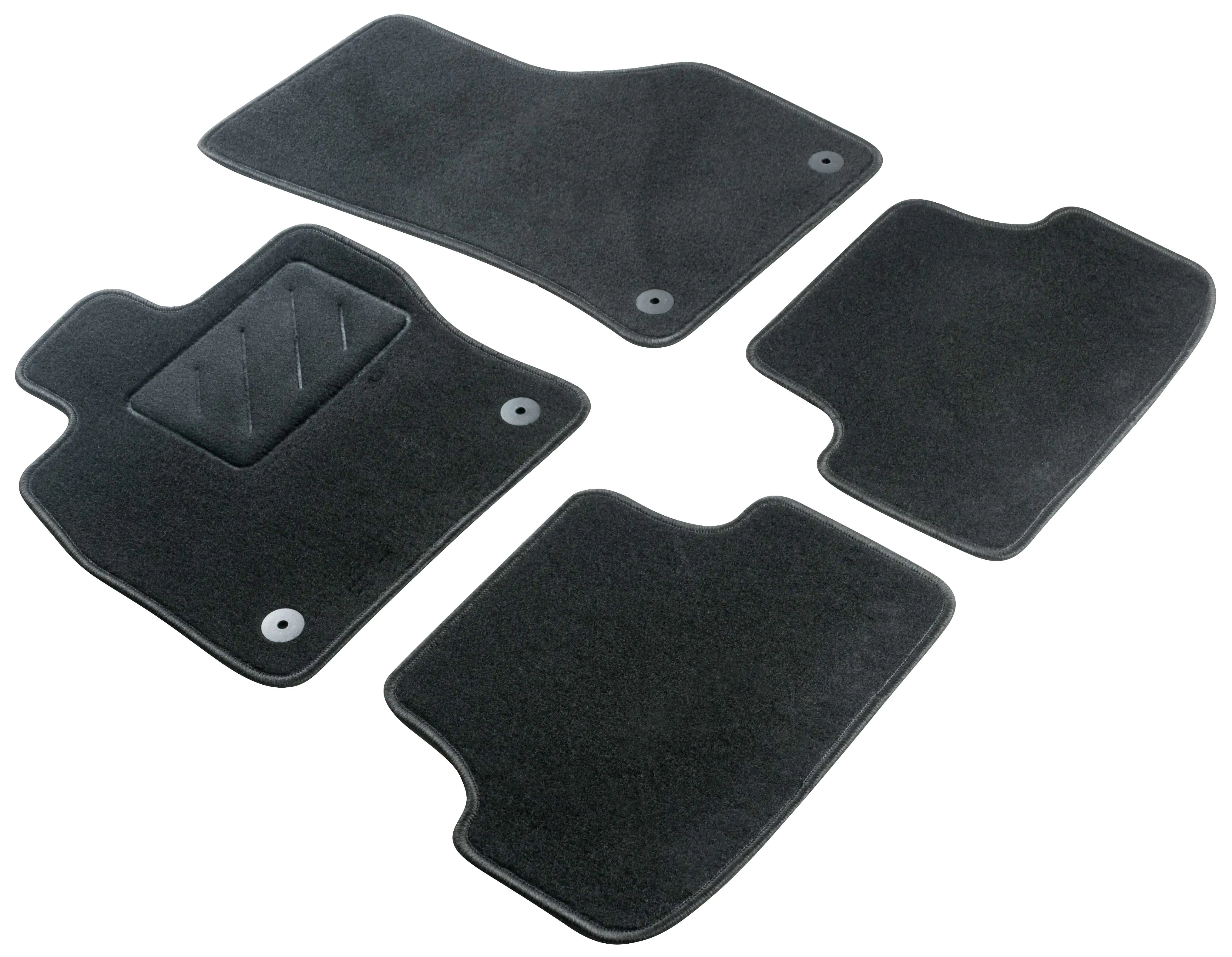 Walser Passform Fußmatten für Audi Q7 Bj 06/2006-05/2015 4-teilig