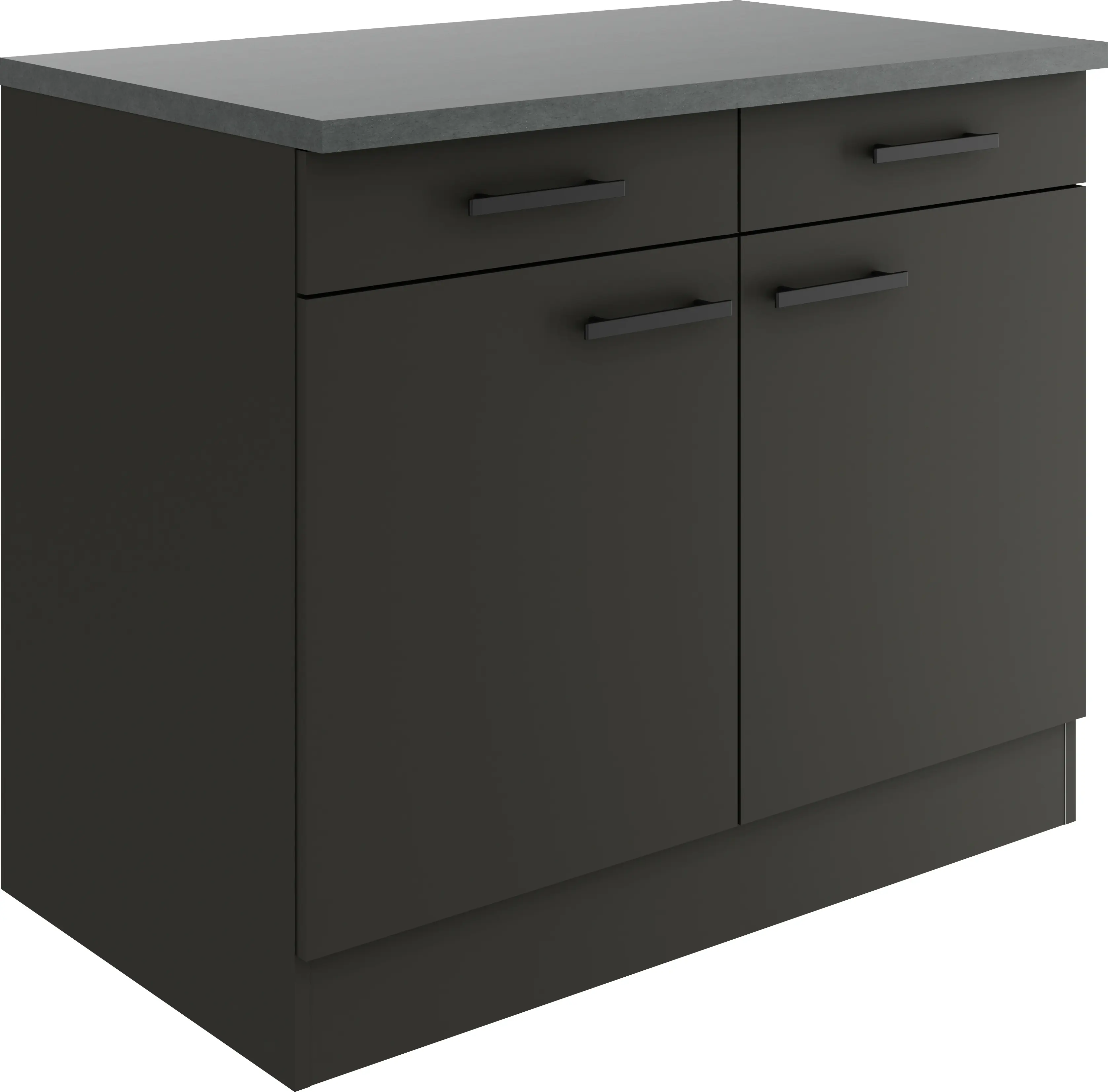 Optifit Unterschrank Madrid 420 anthrazit matt 100 cm