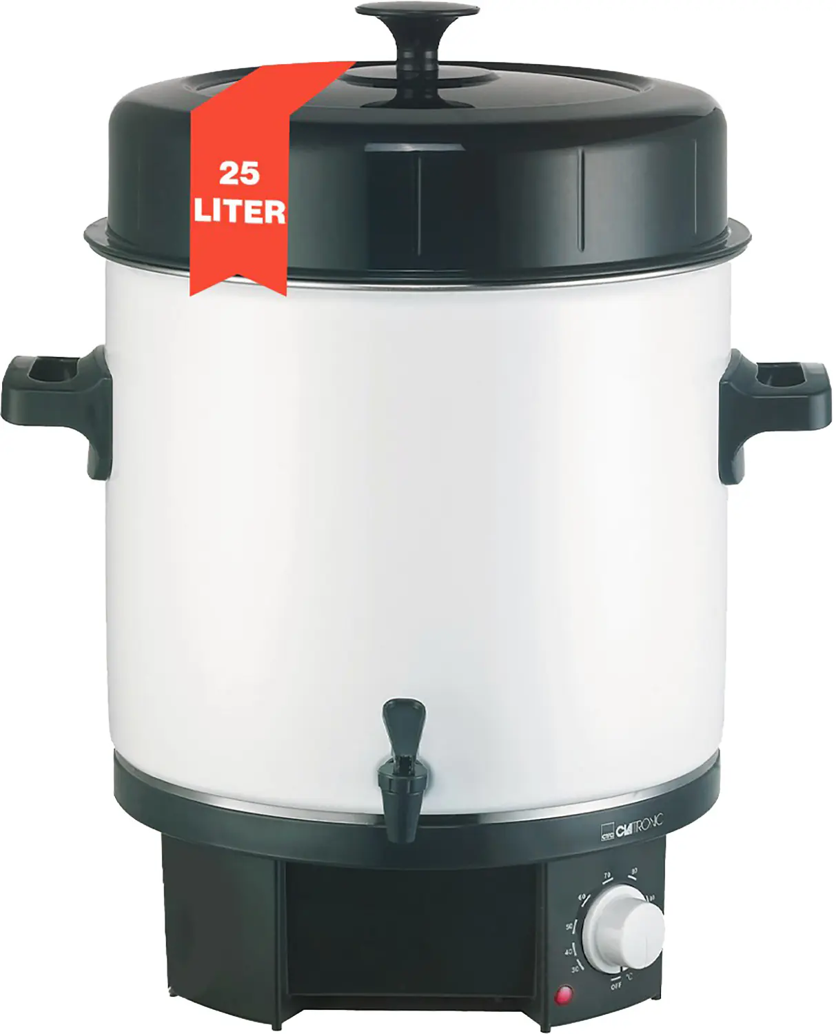 Clatronic Glühwein und Einkochautomat EKA 3338, 25 Liter Tankinhalt