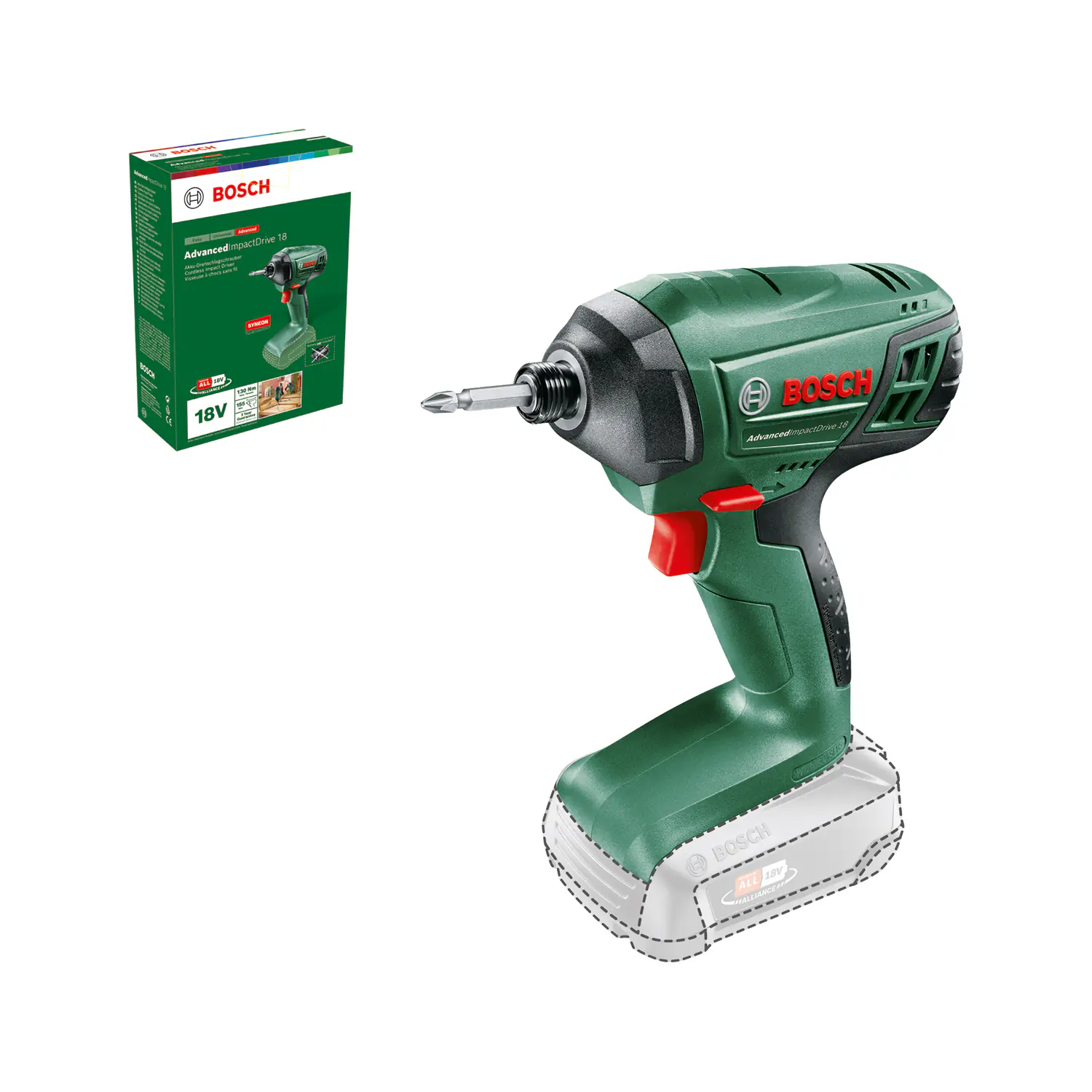 Bosch Akku-Drehschlagschrauber AdvancedImpactDrive 18 Solo