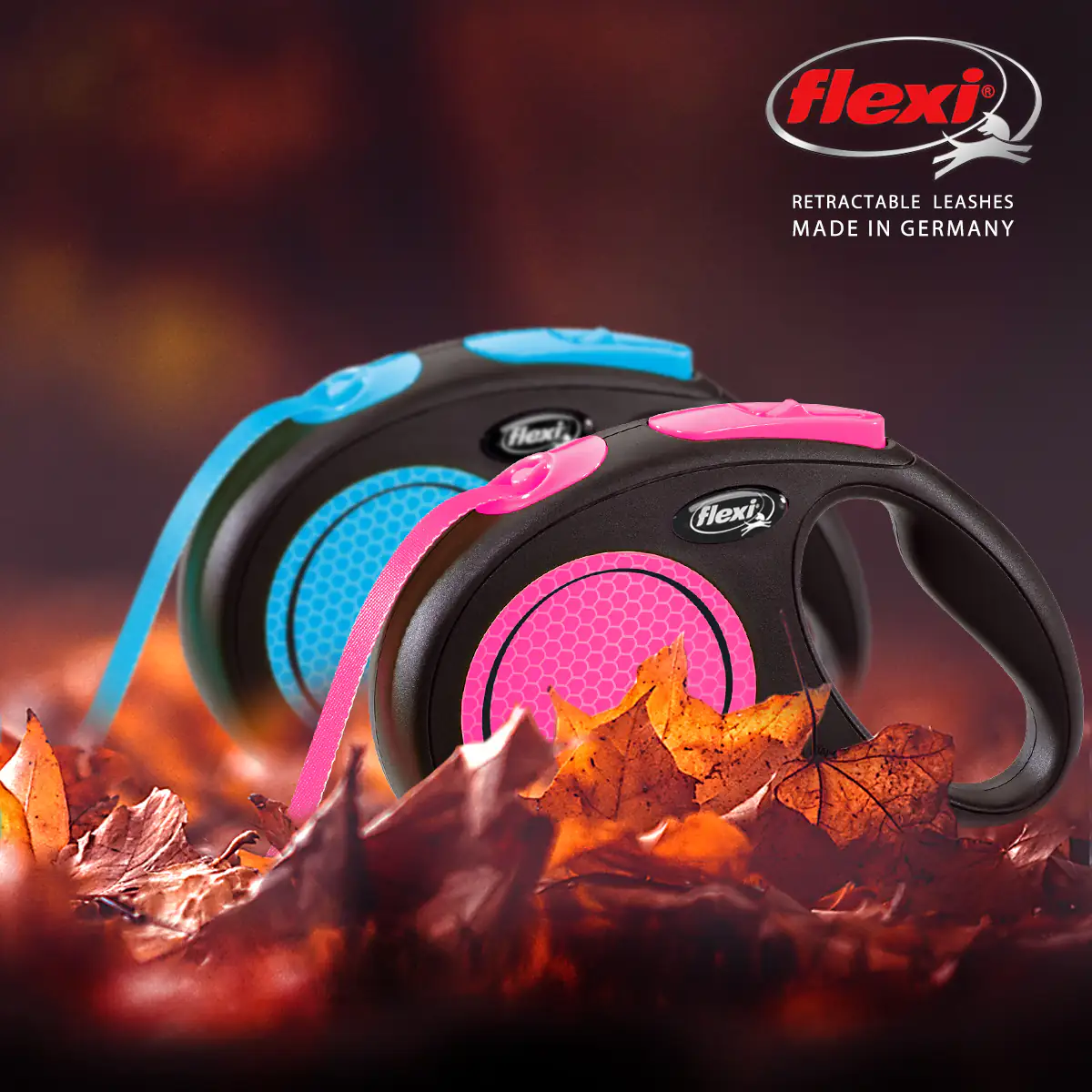 Flexi Hundeleine New Neon Gurt M neonpink