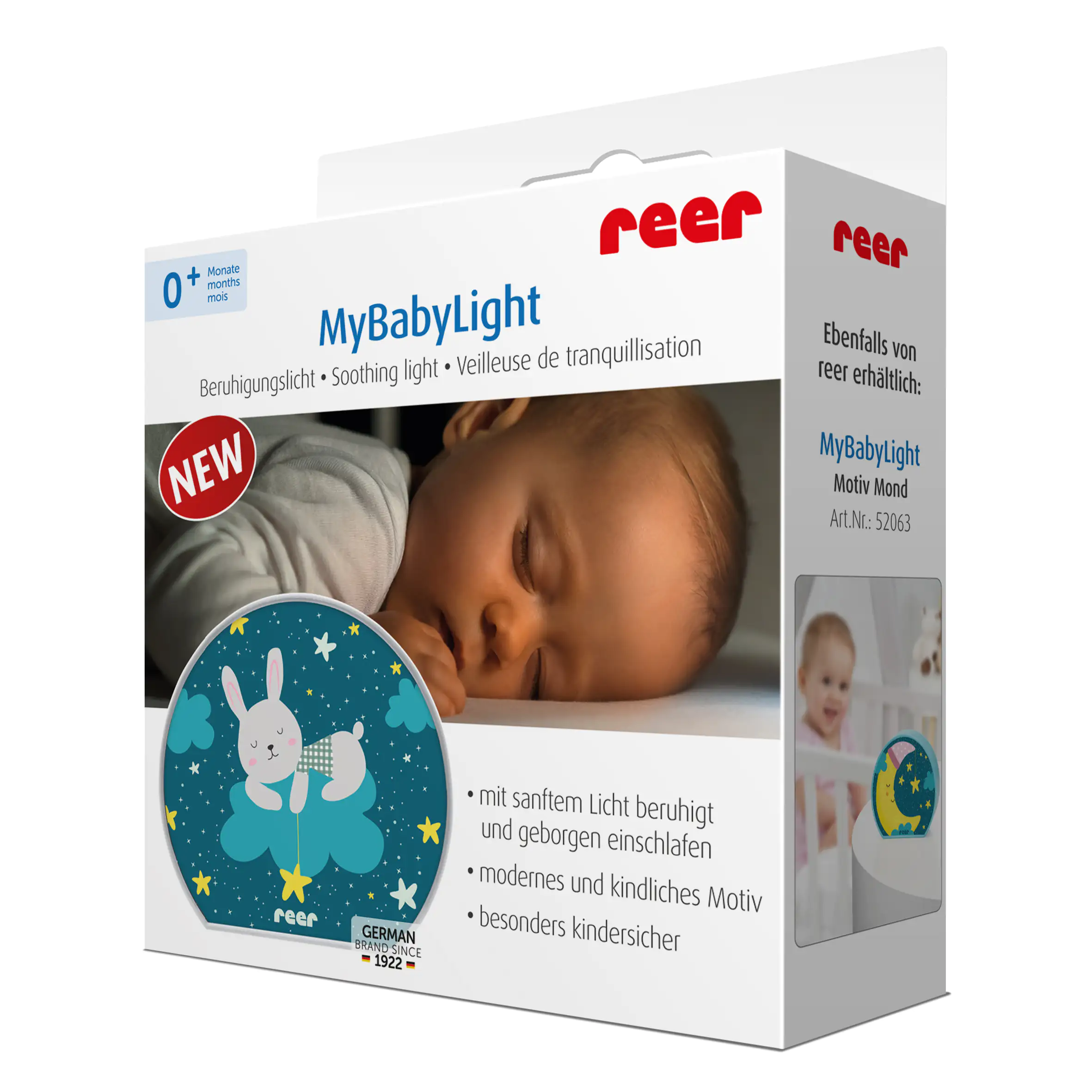 Reer LED-Nachtlicht MyBabyLight Hase