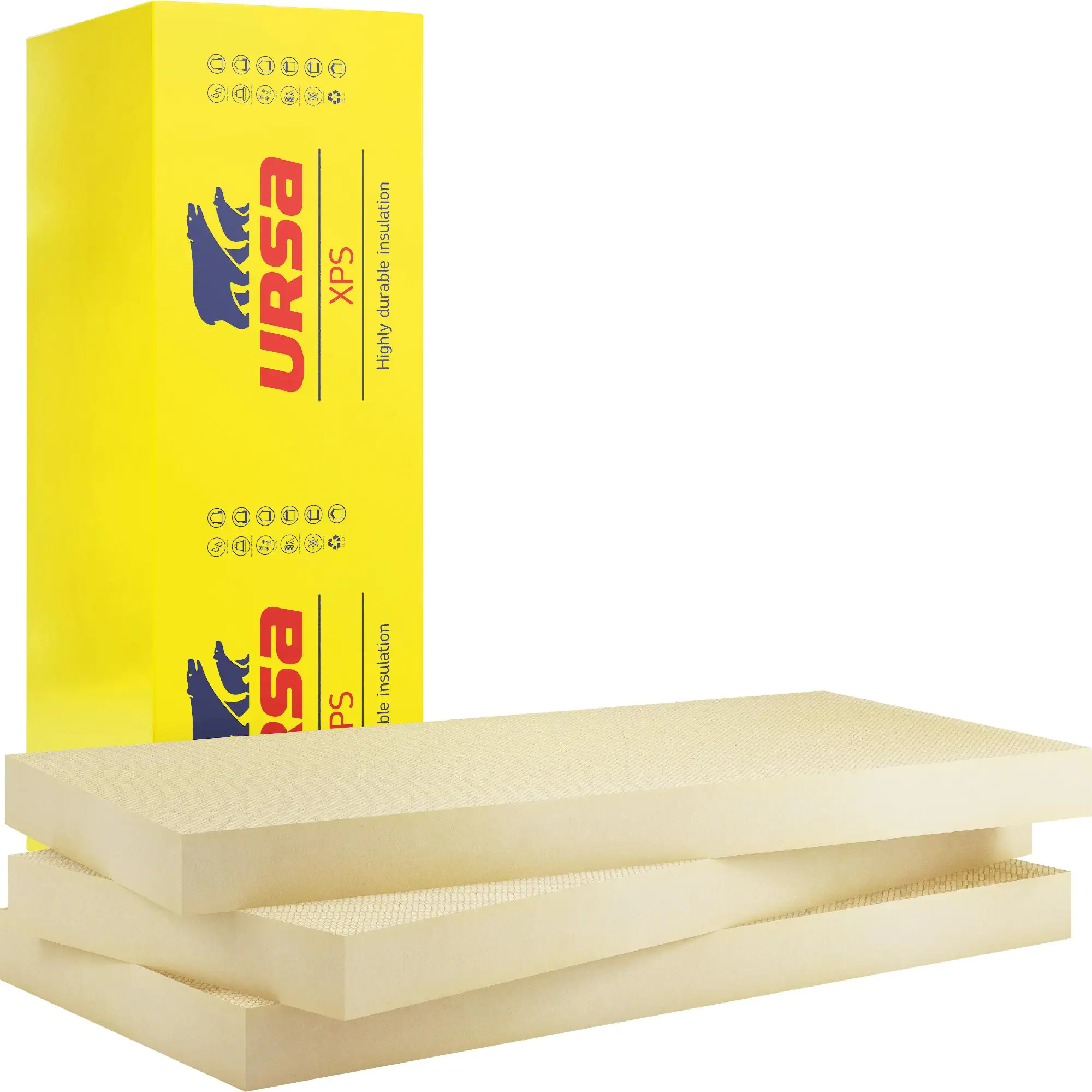 Ursa XPS Hartschaumplatte N-III-PZ-I WLS 034 1250 x 600 x 40 mm