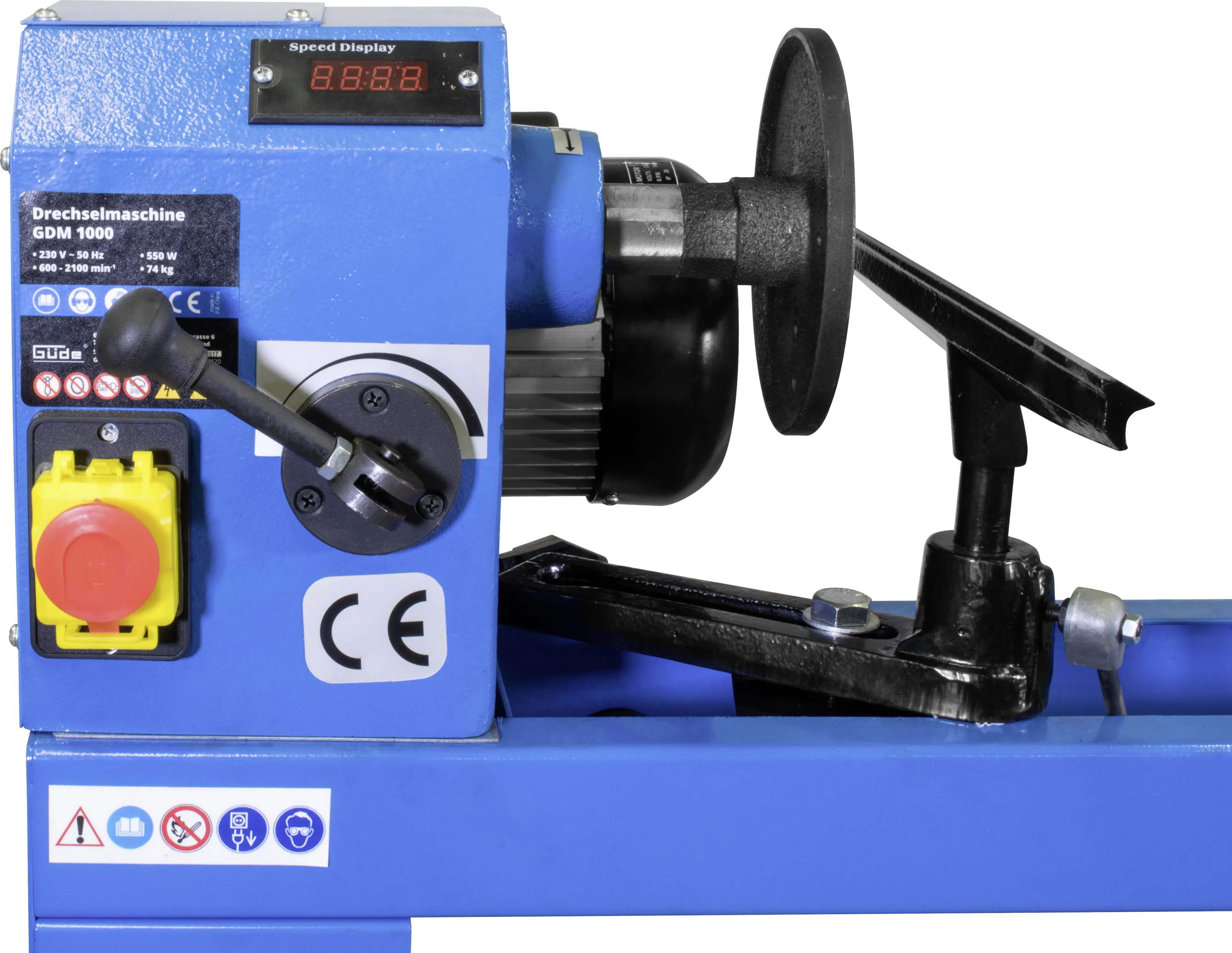 Güde Drechselmaschine GDM 1000 550 W 600-2.100 min-1