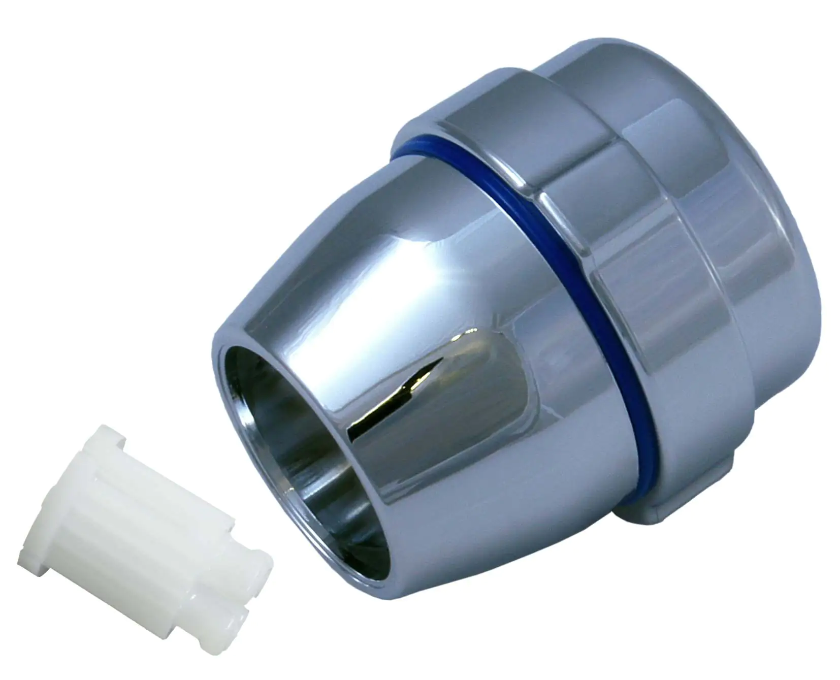 Cornat Diamant-Griff Kunststoff, blau/verchromt