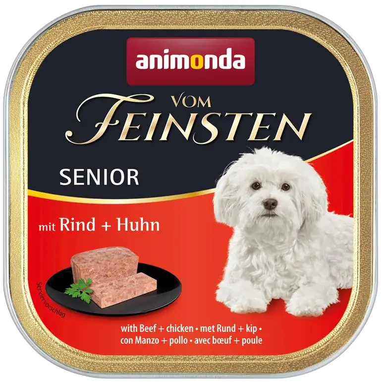 Animonda vom Feinsten Hundenassfutter Senior 150 g Rind & Huhn