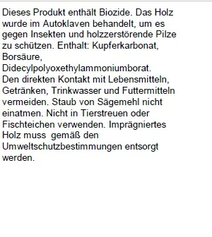 Kantholzpfosten 200 cm, 90 x 90 mm, kesseldruckimprägniert