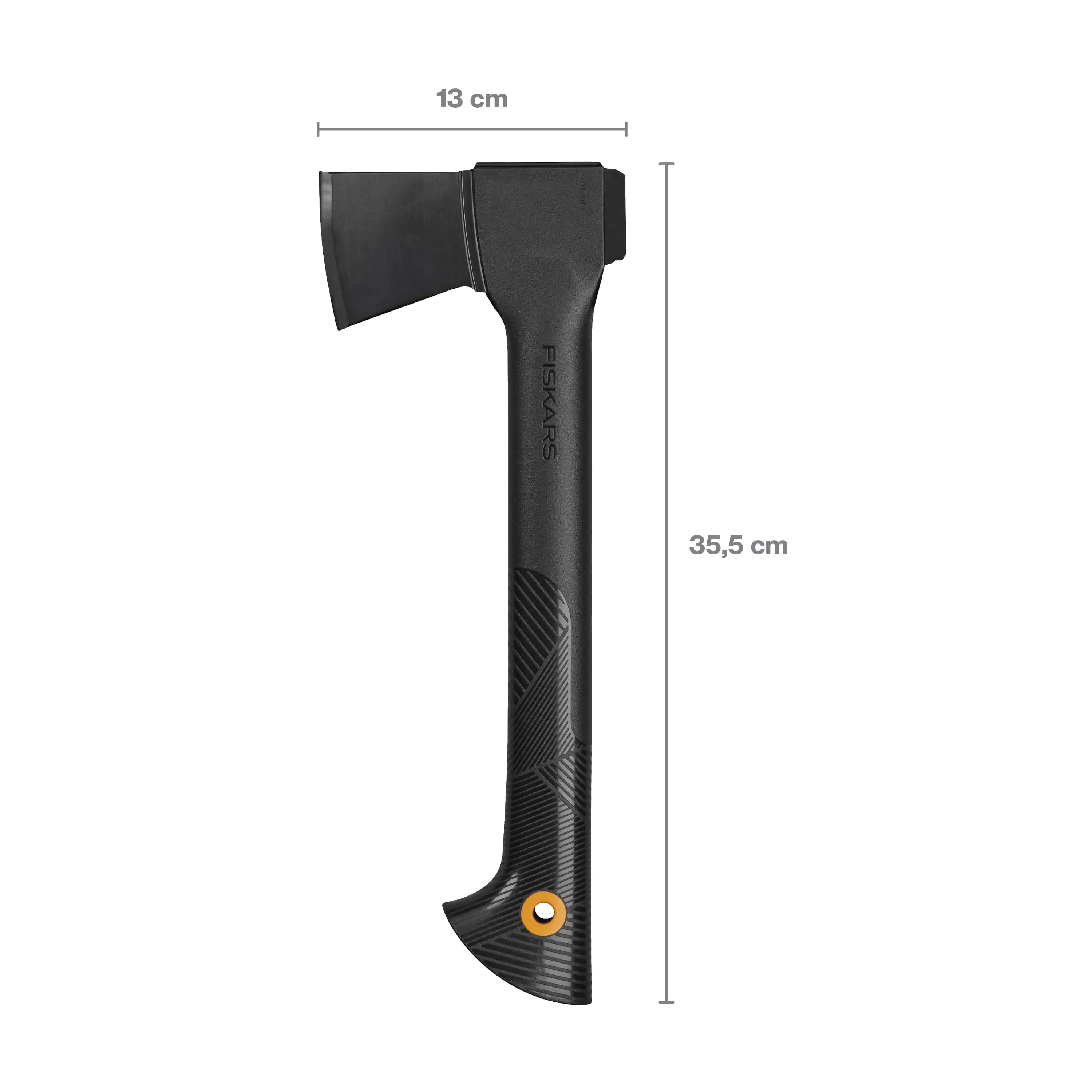 Fiskars Solid Universalaxt A6 Mit Klingen- und Transportschutz 3.3 x 18 x 35,5 cm FiberComp und Stahl 652g