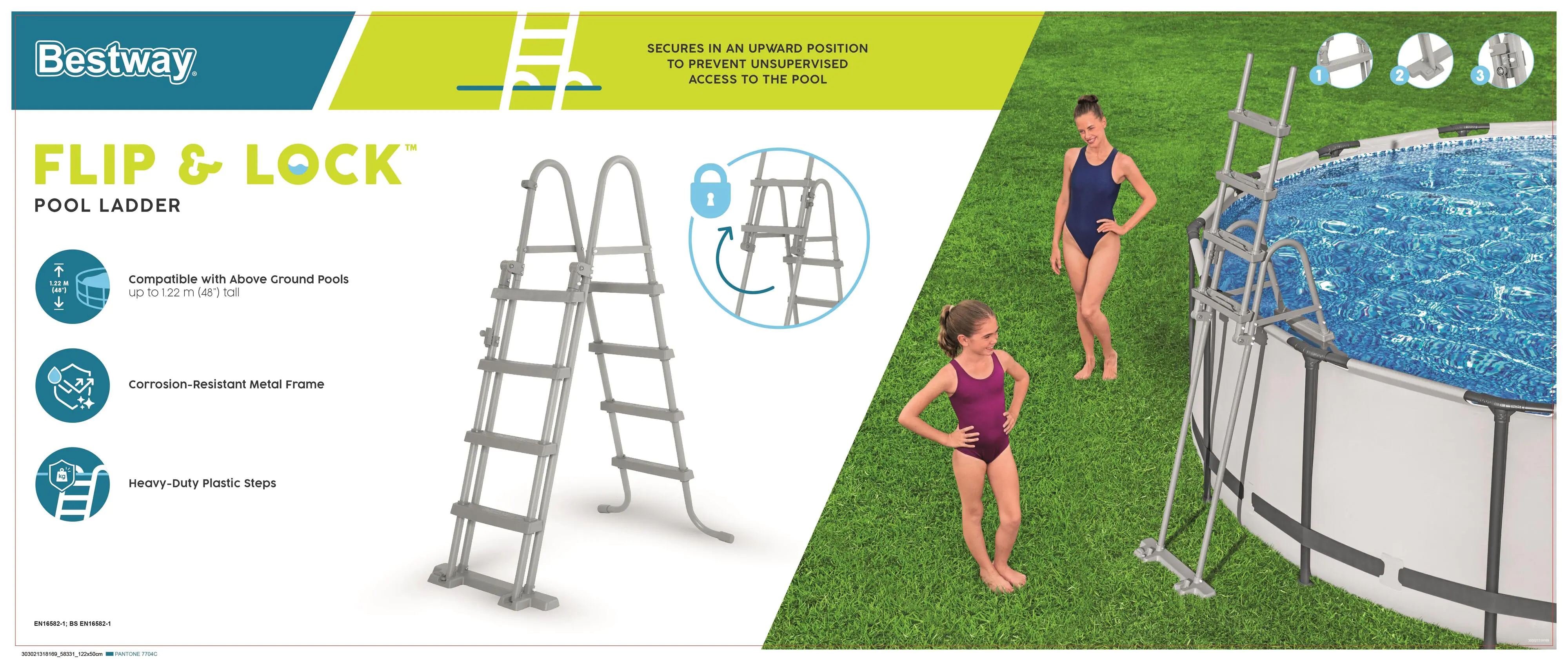 Bestway Poolleiter Flowclear 122 cm