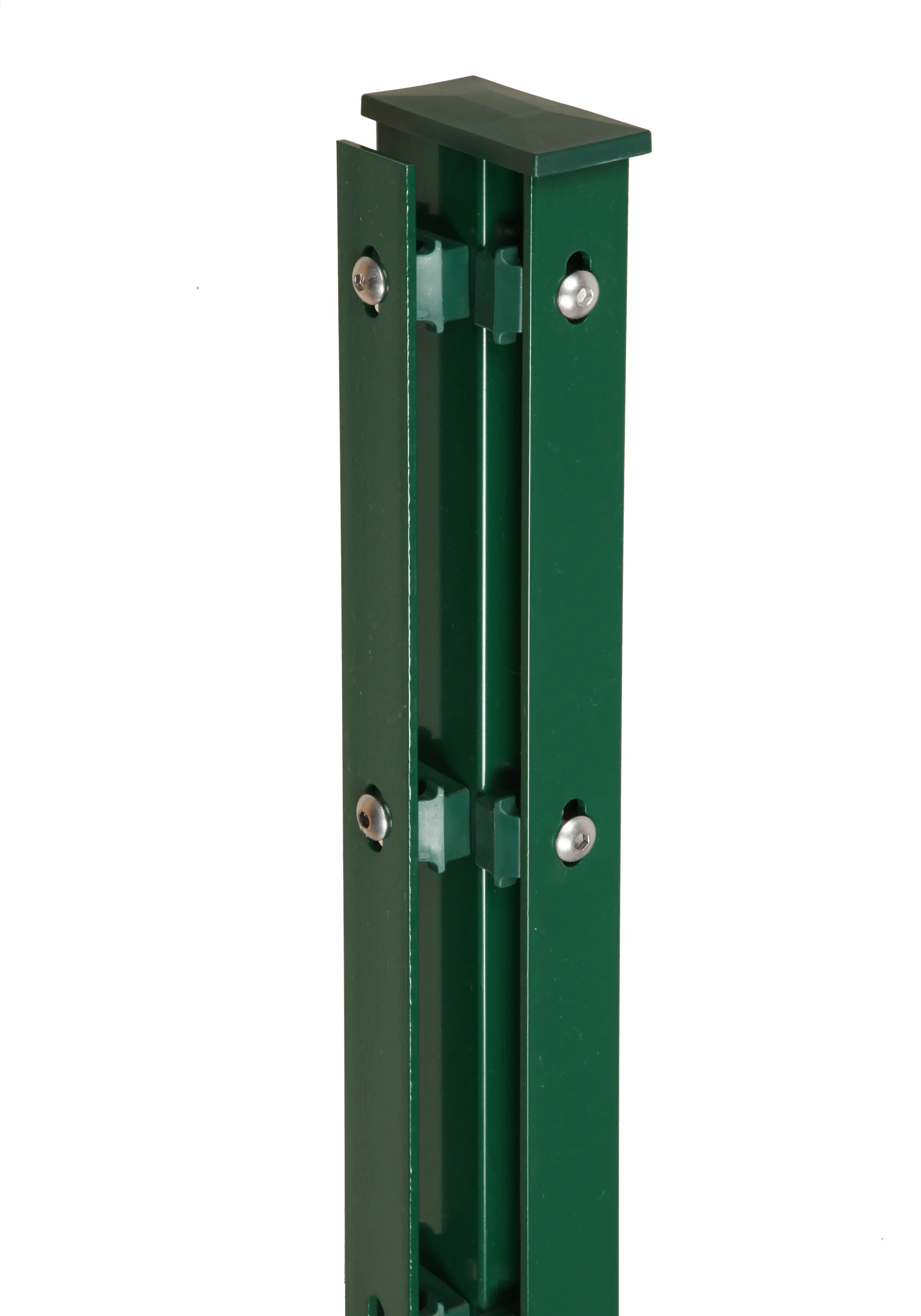 Floraworld Zauneckpfosten Premium 220 x 6 x 4 cm moosgrün