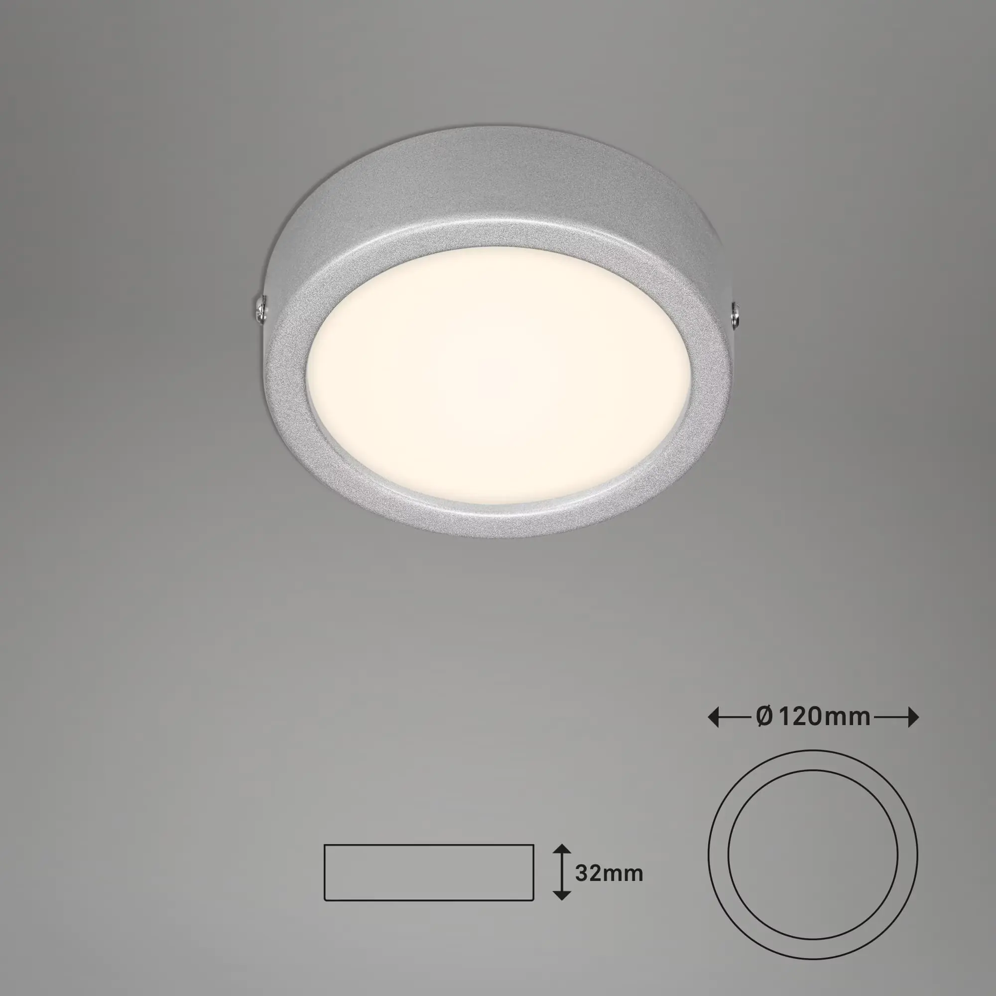 Di-Ka LED Aufbauleuchte Fire Ø 12 cm 7W, neutralweiß