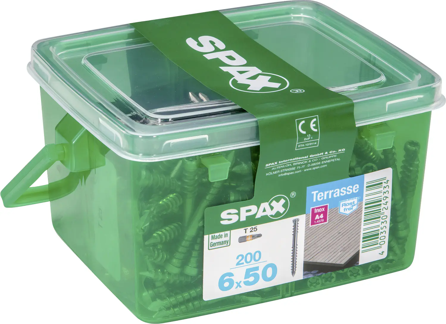 Spax Terrassenschrauben 6.0 x 50 mm TX 25 - 200 Stk.