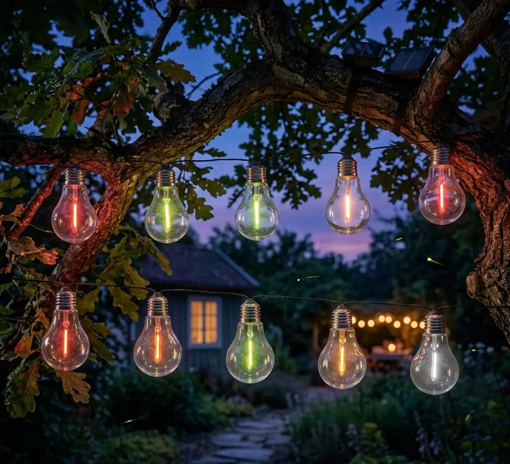 Light & More LED Solarleuchte 10er Set bunt