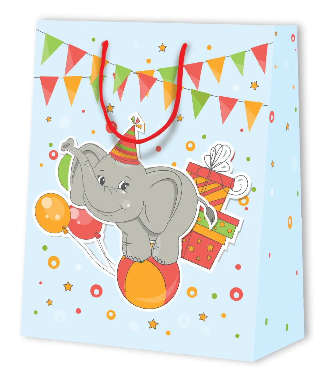 Duni Geschenktüte Animal Company 26 x 32 cm 