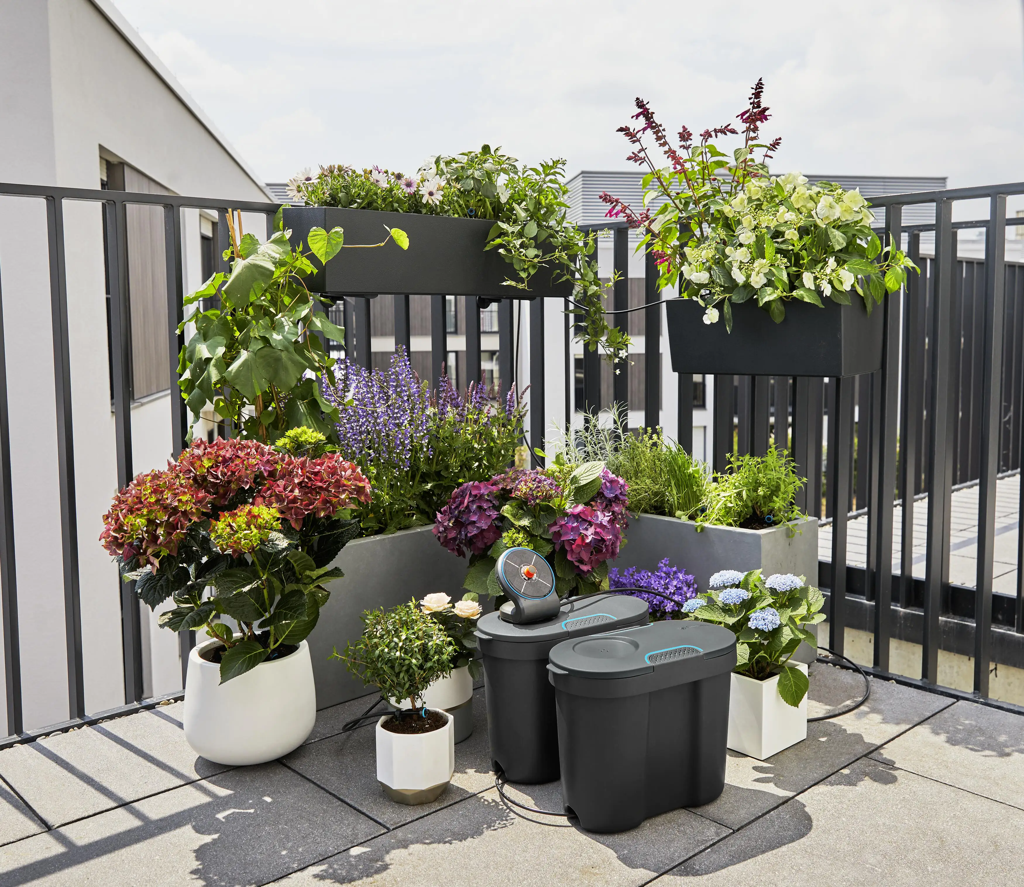 Gardena AquaBloom Set inkl. Wasserbehälter