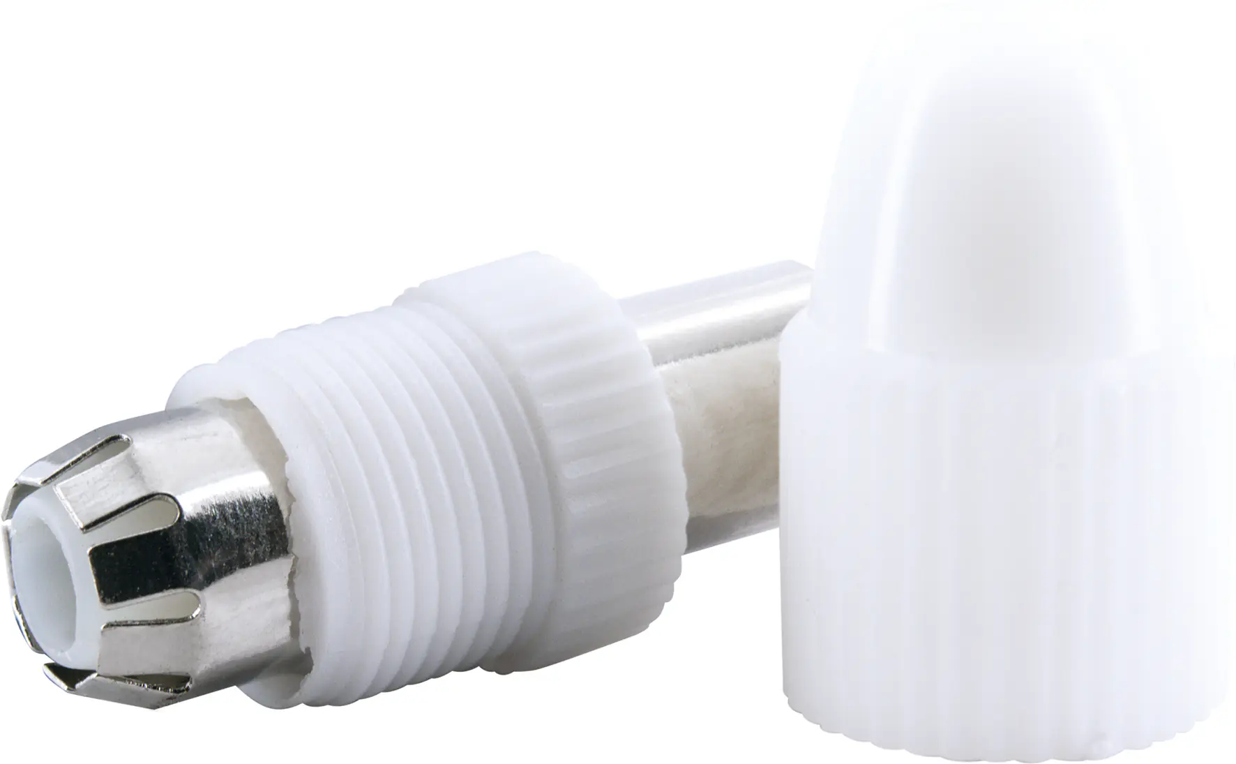 Schwaiger Koaxial Stecker KST11 532 weiß, 1 Stk.