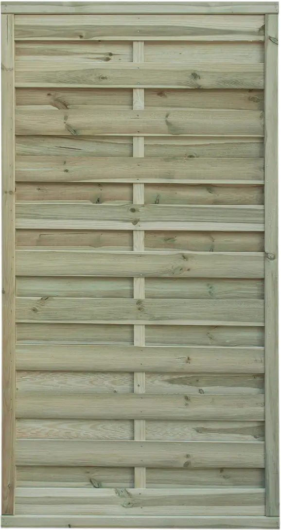 Sichtschutzzaun Rügen 90 x 180 cm, gerade, kesseldruckimprägniert