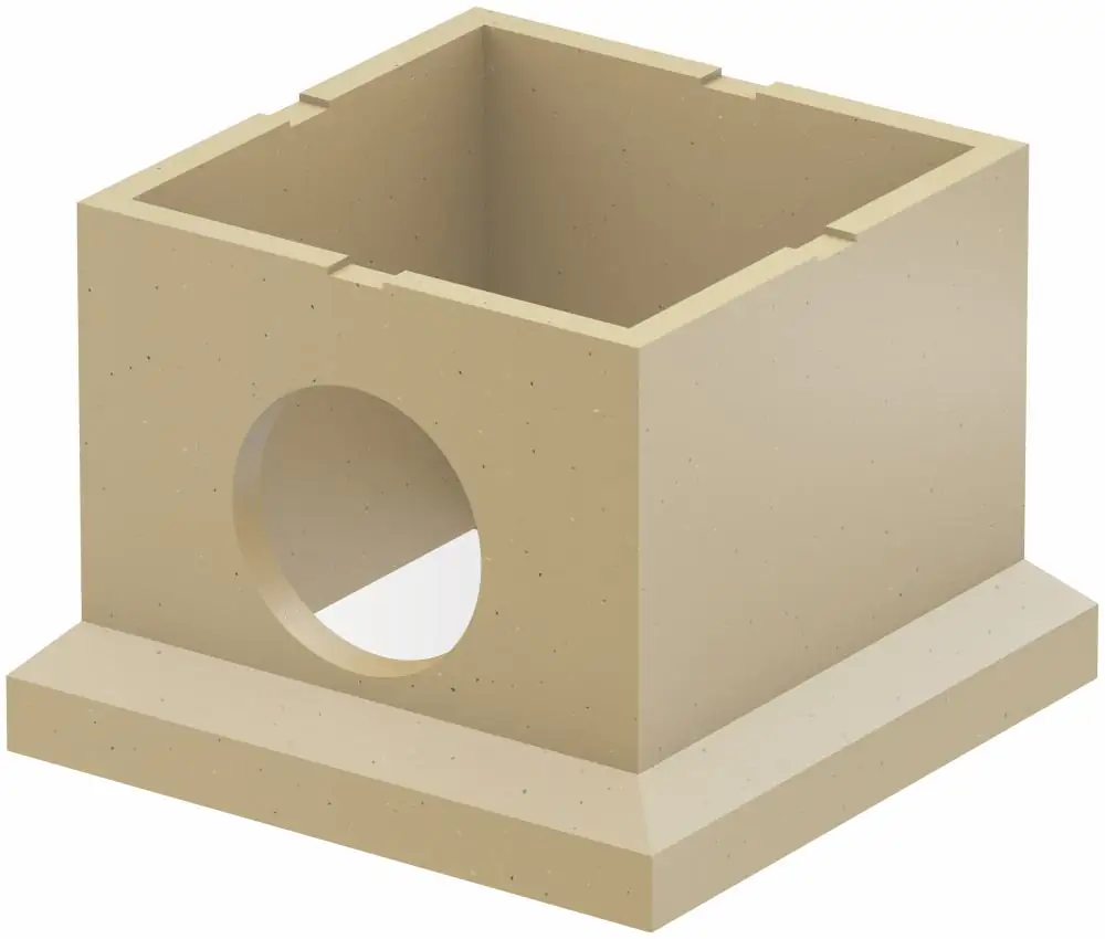 ACO Self Aufsatzkasten Polymerbeton 25 x 25 x 20 cm