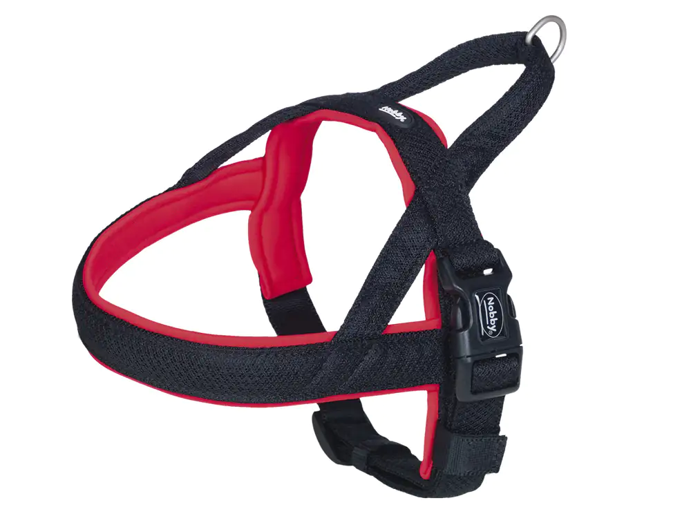 Nobby Norweger-Hundegeschirr Mesh Preno rot