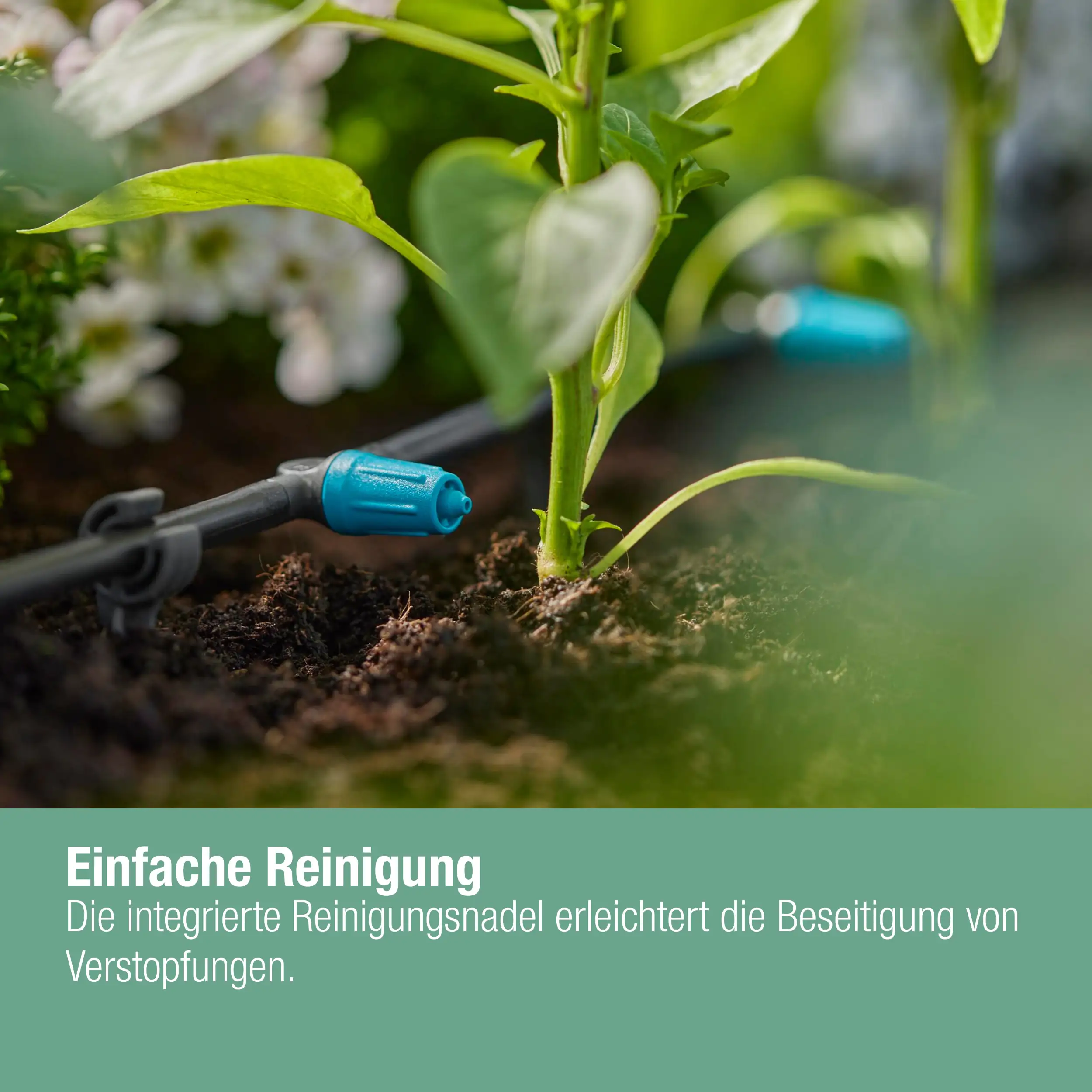 Gardena Reihentropfer, 0-15 l/h regulierbar