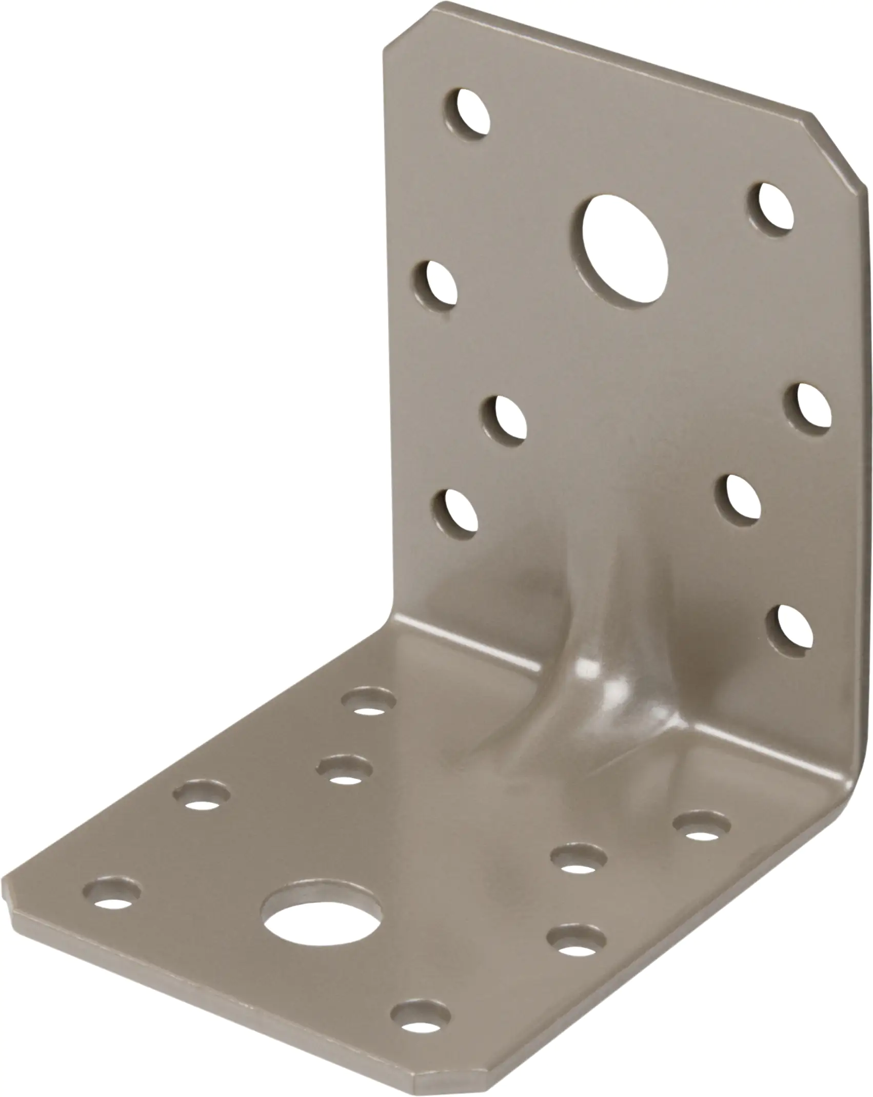 Alberts Duravis Schwerlast-Winkelverbinder mit Sicke perlbeige 70 x 55 mm