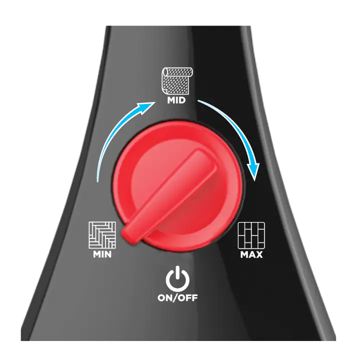 Vileda Dampfreiniger Steam Plus inklusive Teppichgleiter