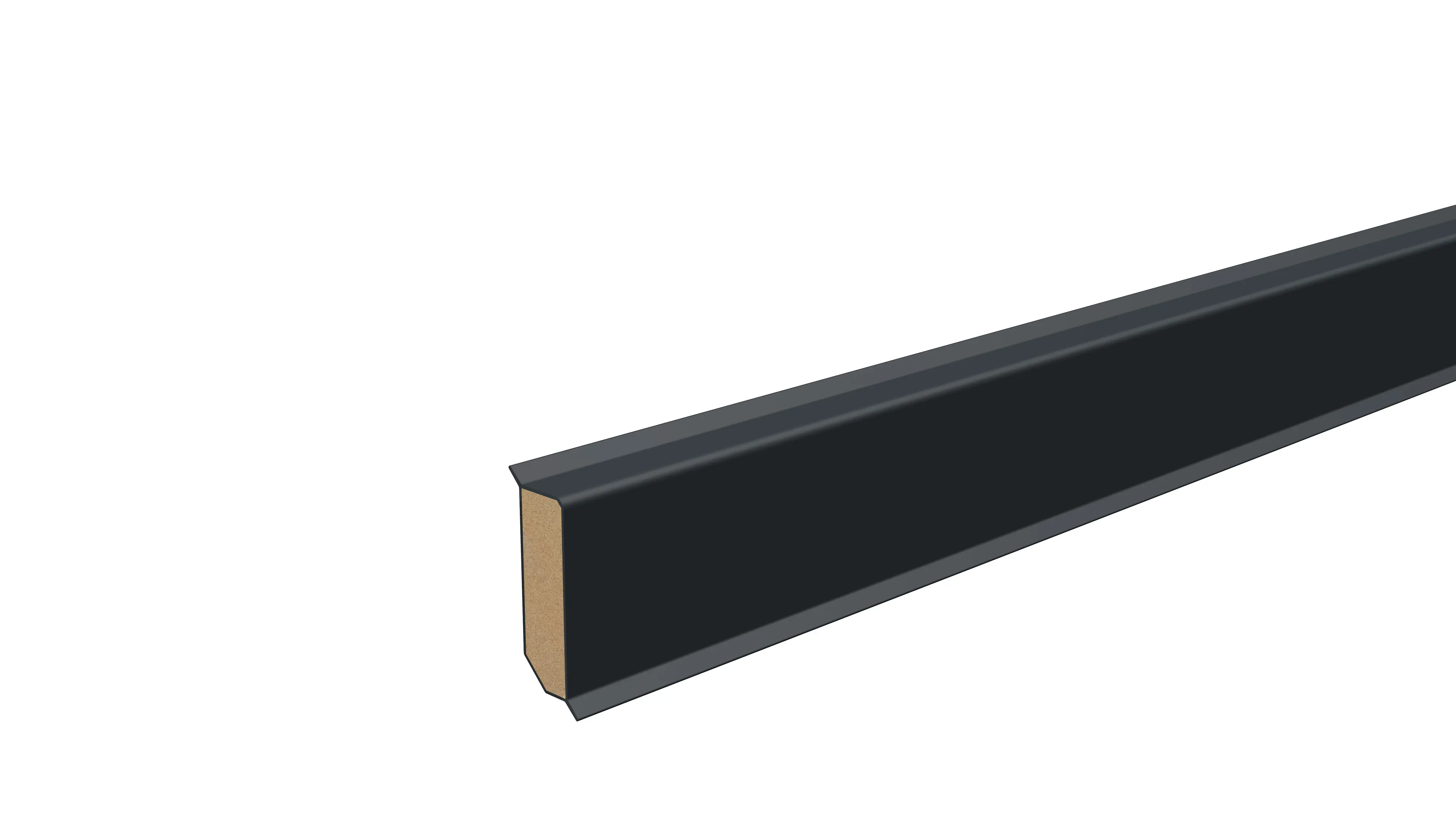 Neuhofer Fußleiste MDF 240 cm x 40 x 13 mm anthrazit