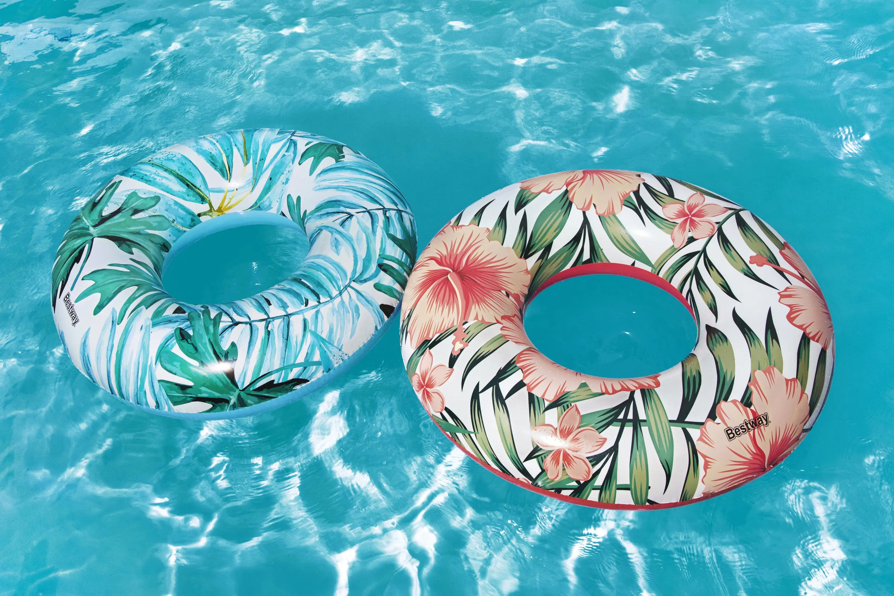 Bestway Schwimmring Tropical Palms Ø 119 cm 2-fach sortiert