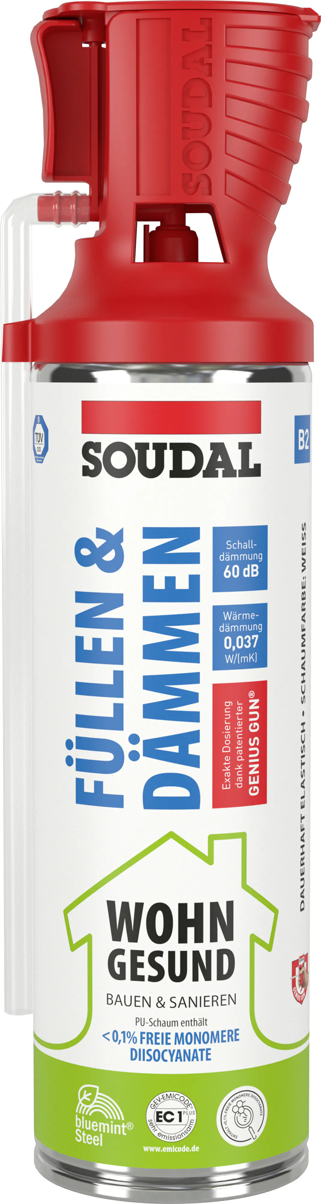 Soudal 1K Montageschaum Genius Gun 400 ml