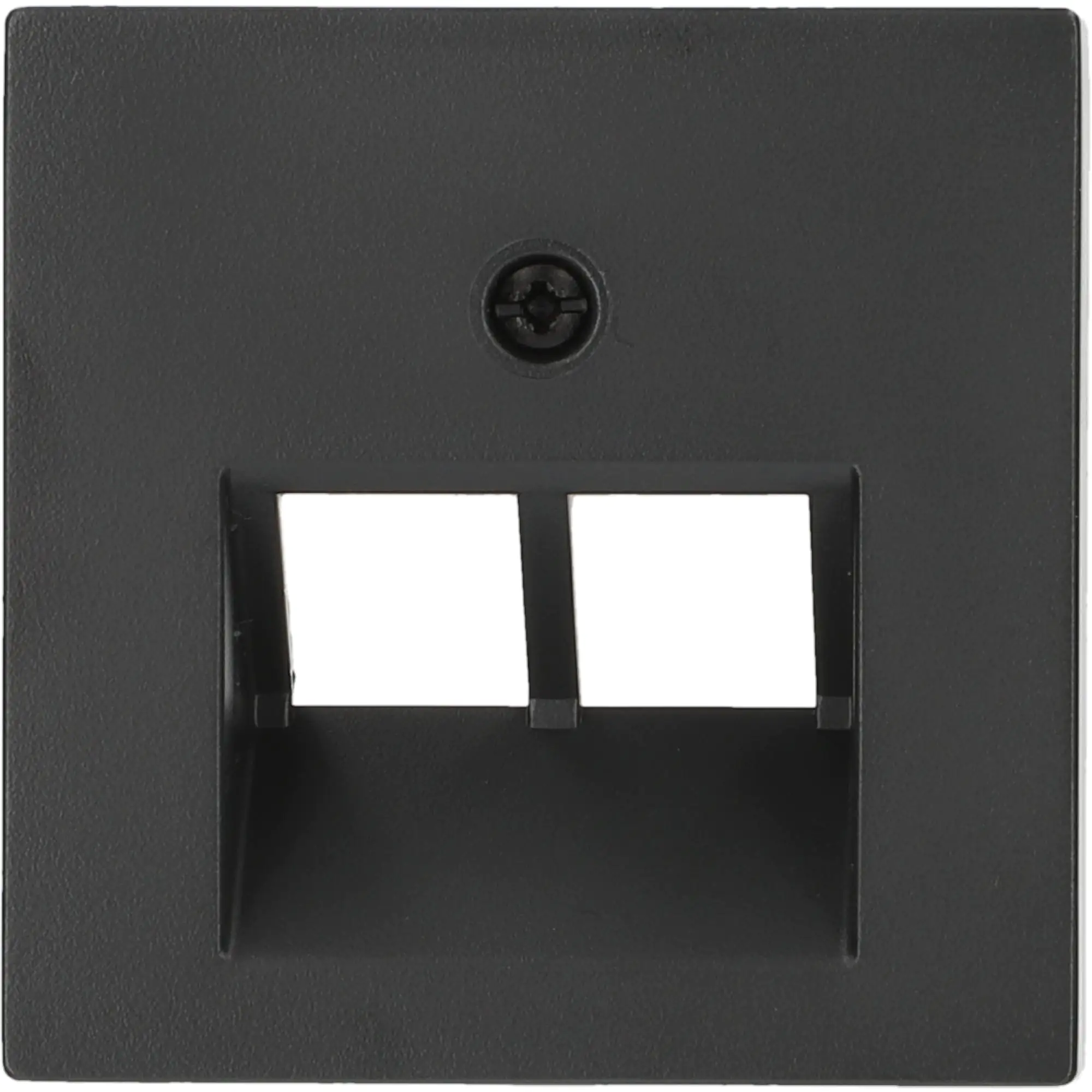 Merten UAE-Abdeckung 2-fach System M, anthrazit, 298014