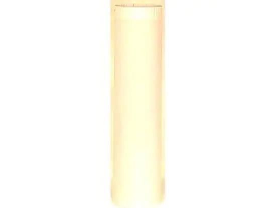 FireFix Ofenrohr Ø 120 mm, 100 cm, weiß emailliert